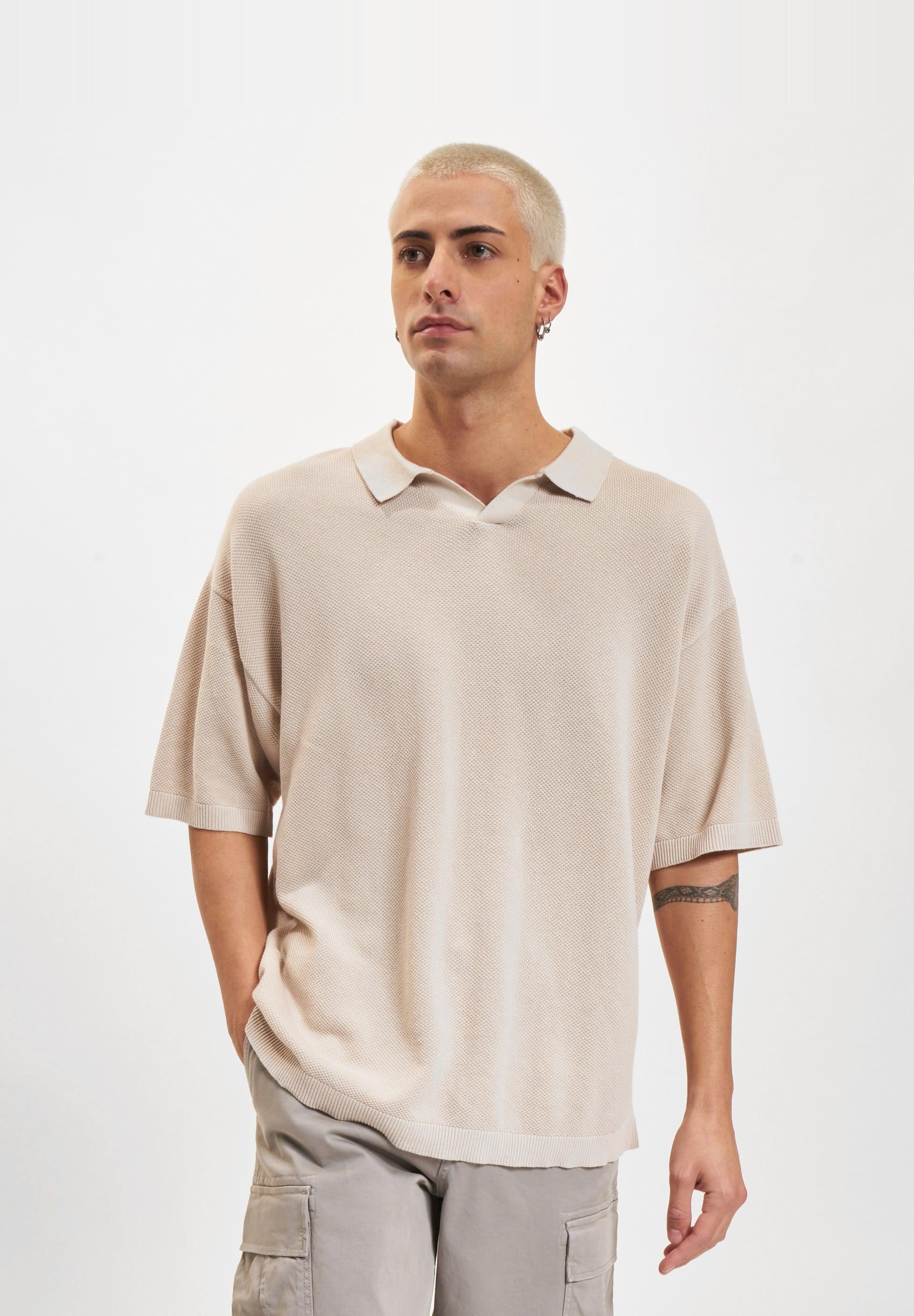Jack & Jones Linen Blend Knit Polo