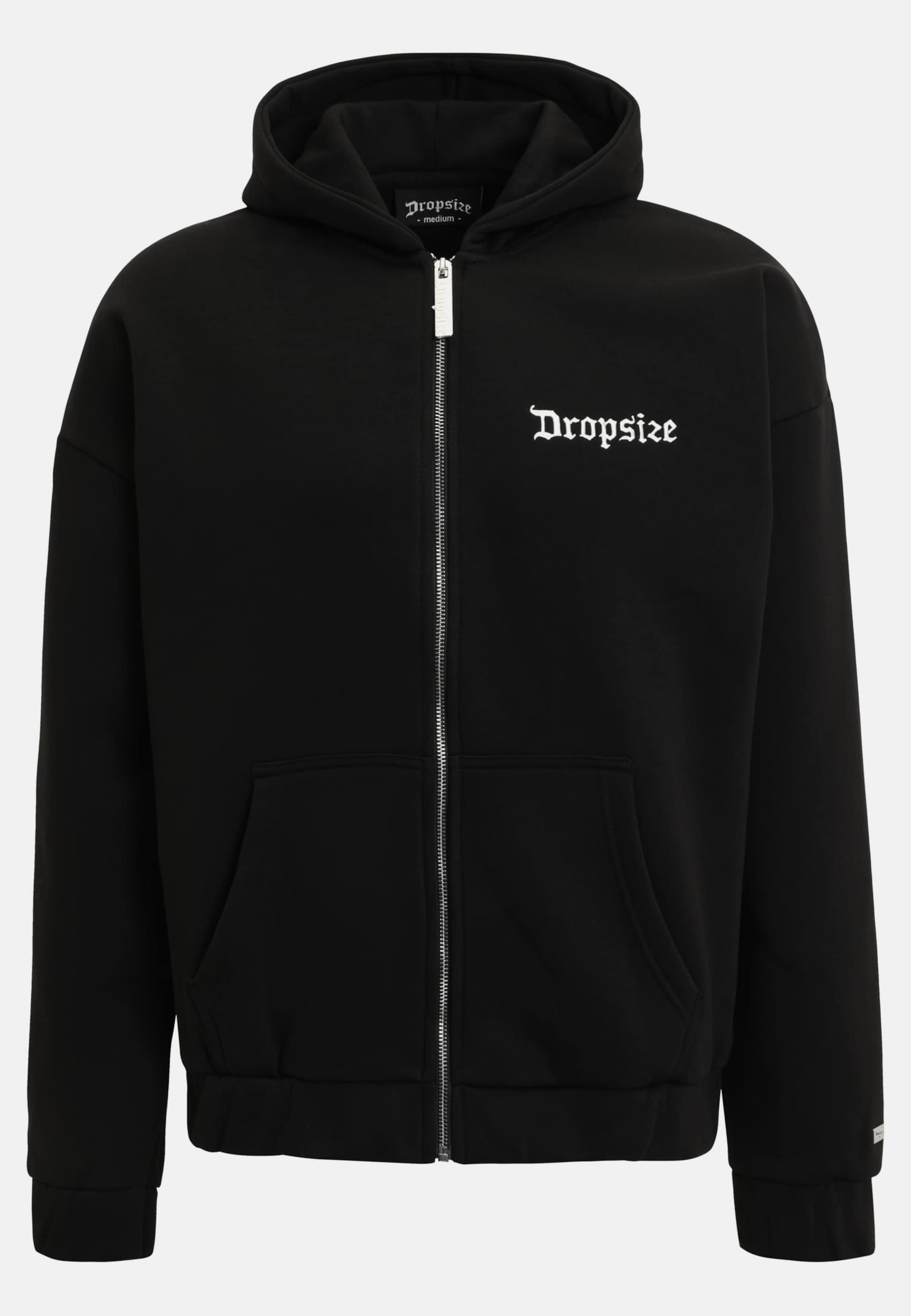 Dropsize Super Heavy Oversize Blank Zip Hoodie