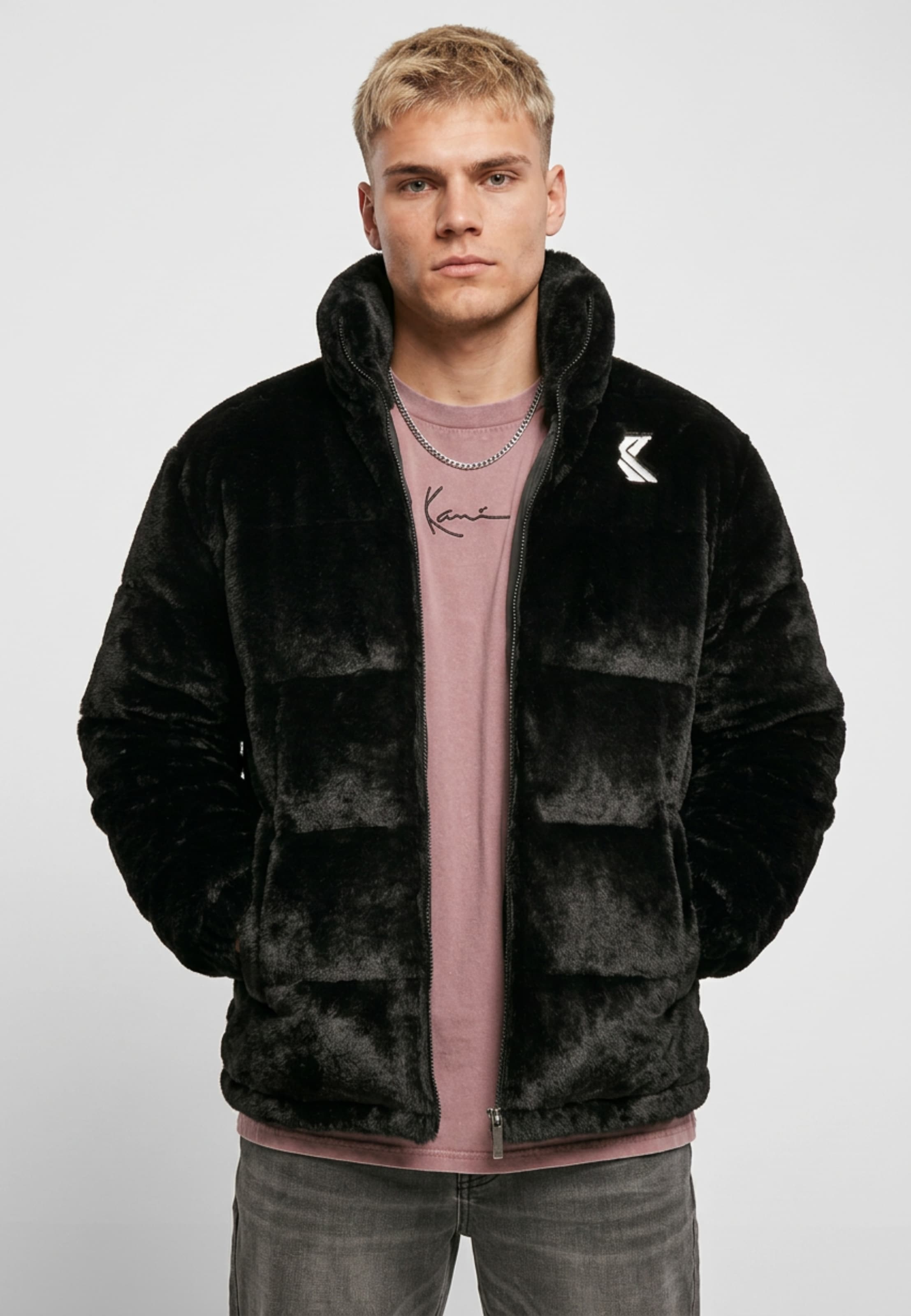 Karl Kani OG Fake Fur Puffer Jacket