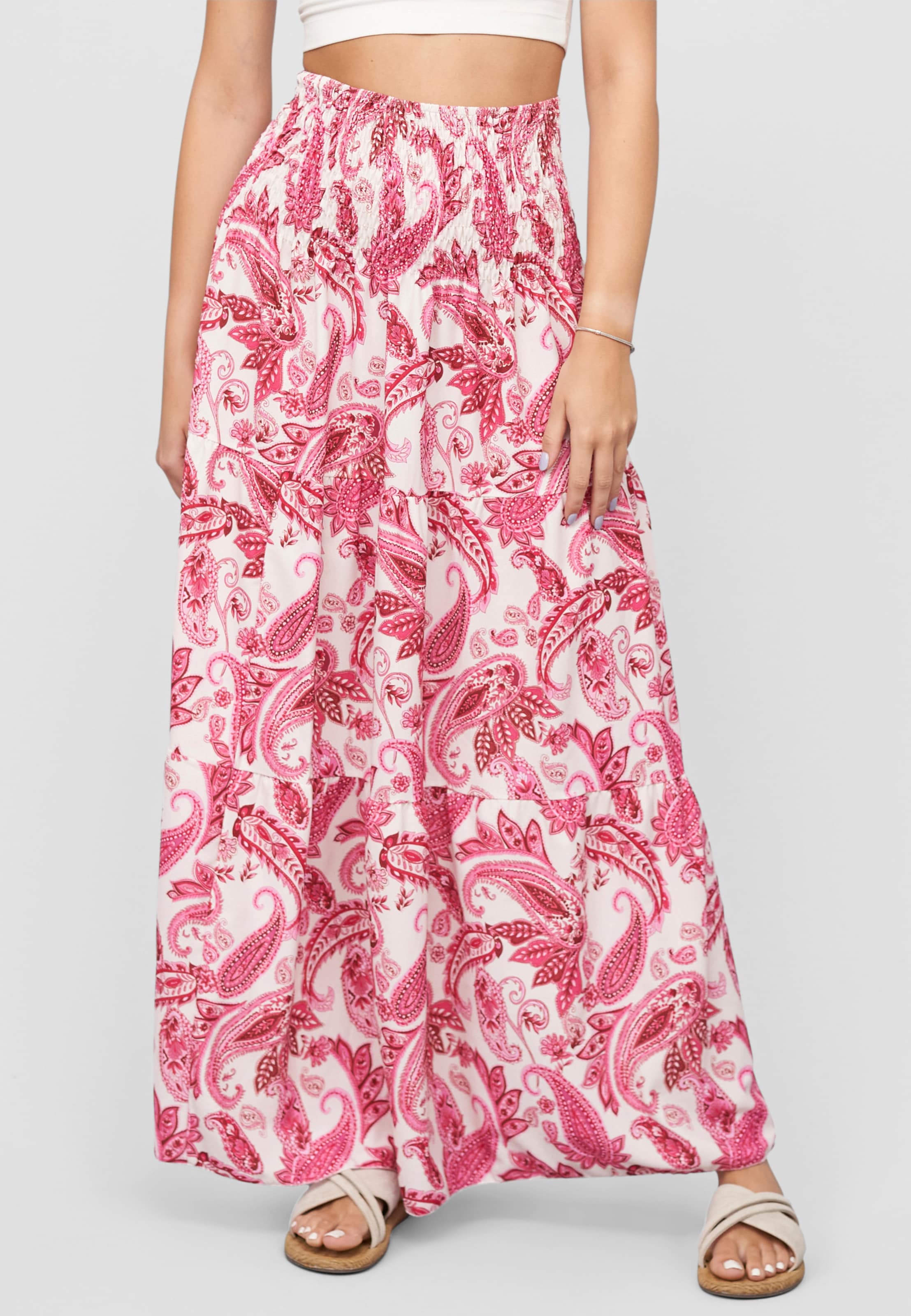 Cloud5ive Maxi Skirt with paisley print