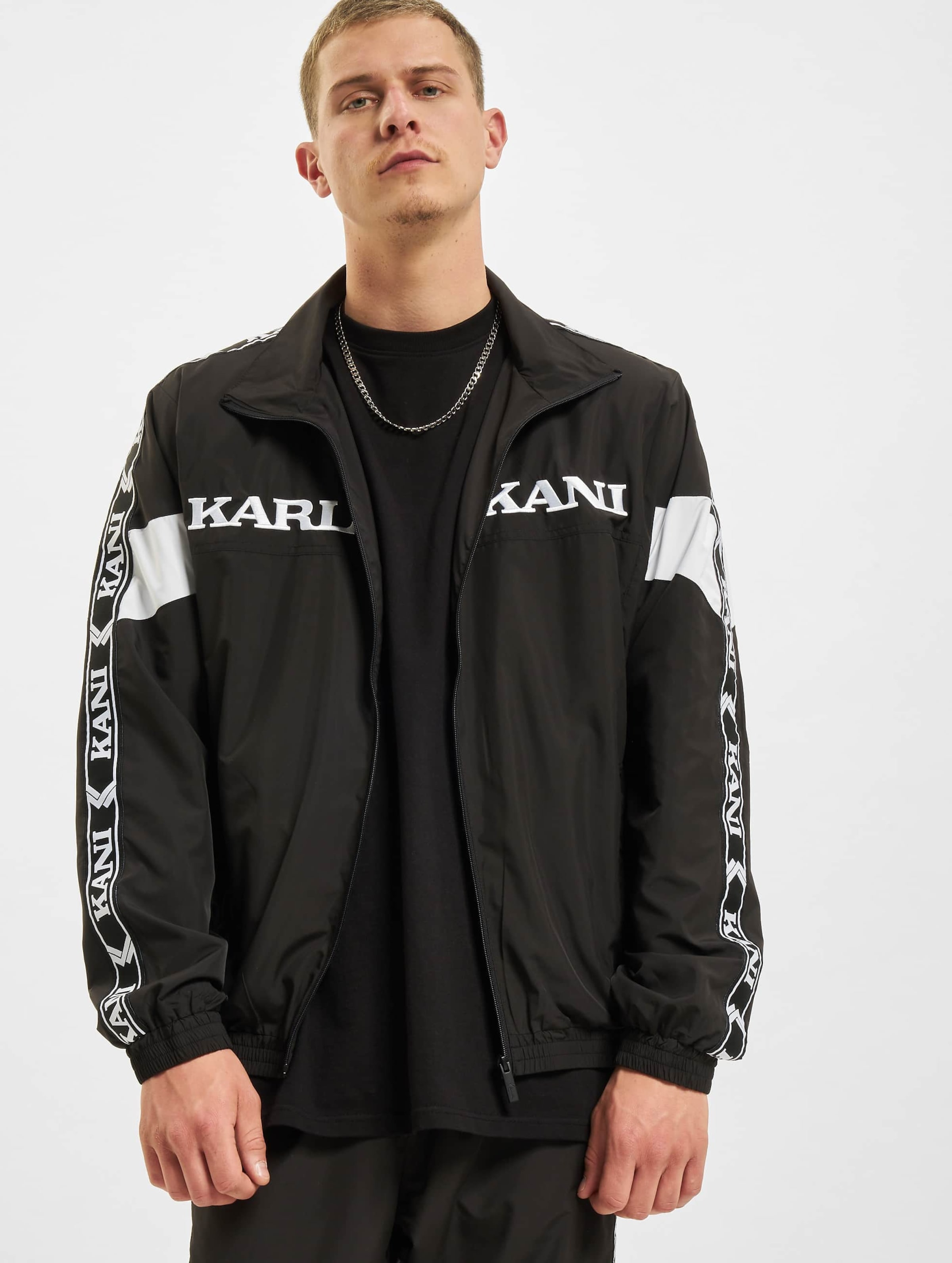 Karl Kani KKMQ32024BLK KK Retro Tape Trackjacket