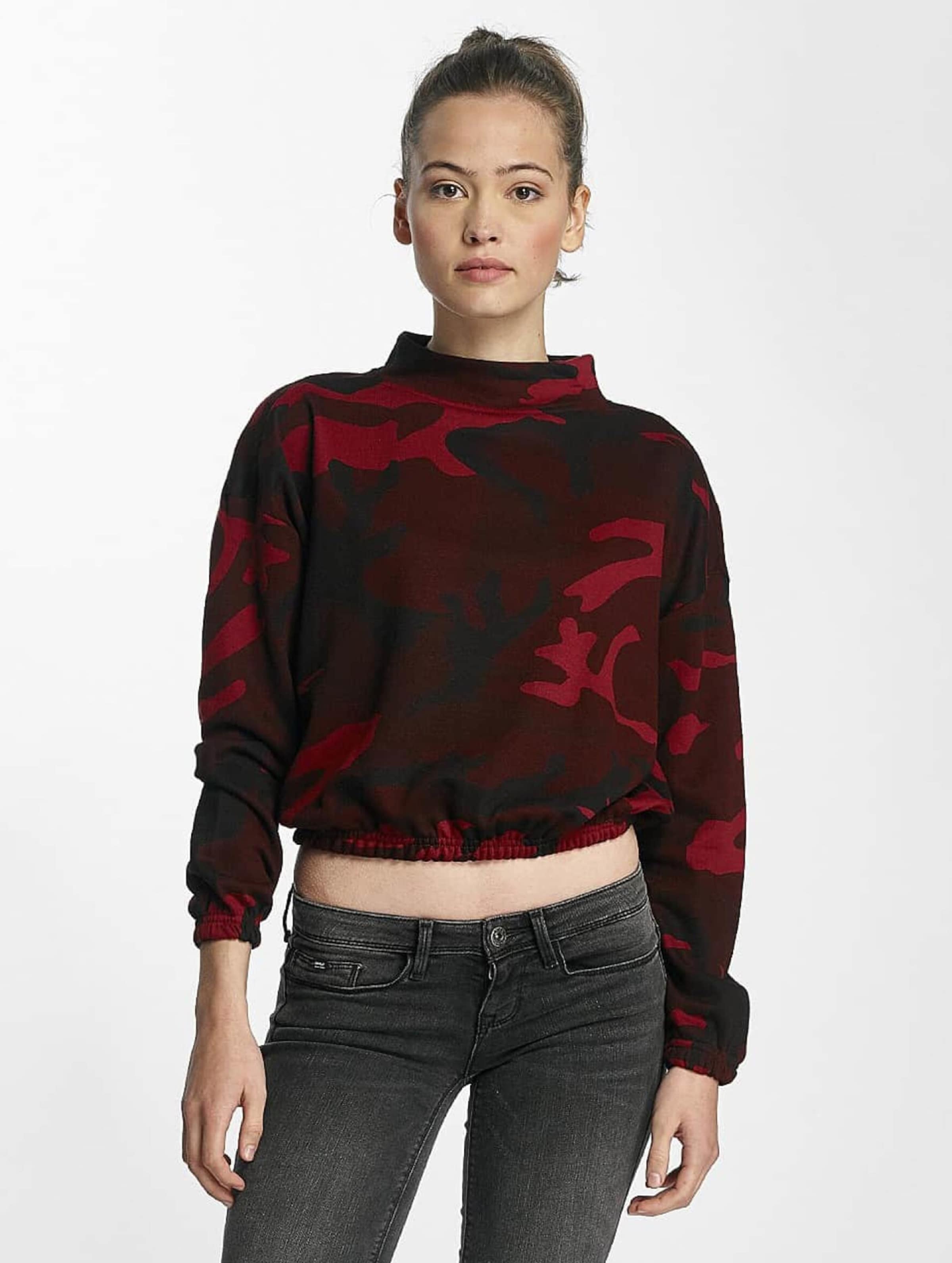 Urban Classics Ladies Camo Turtleneck Crew