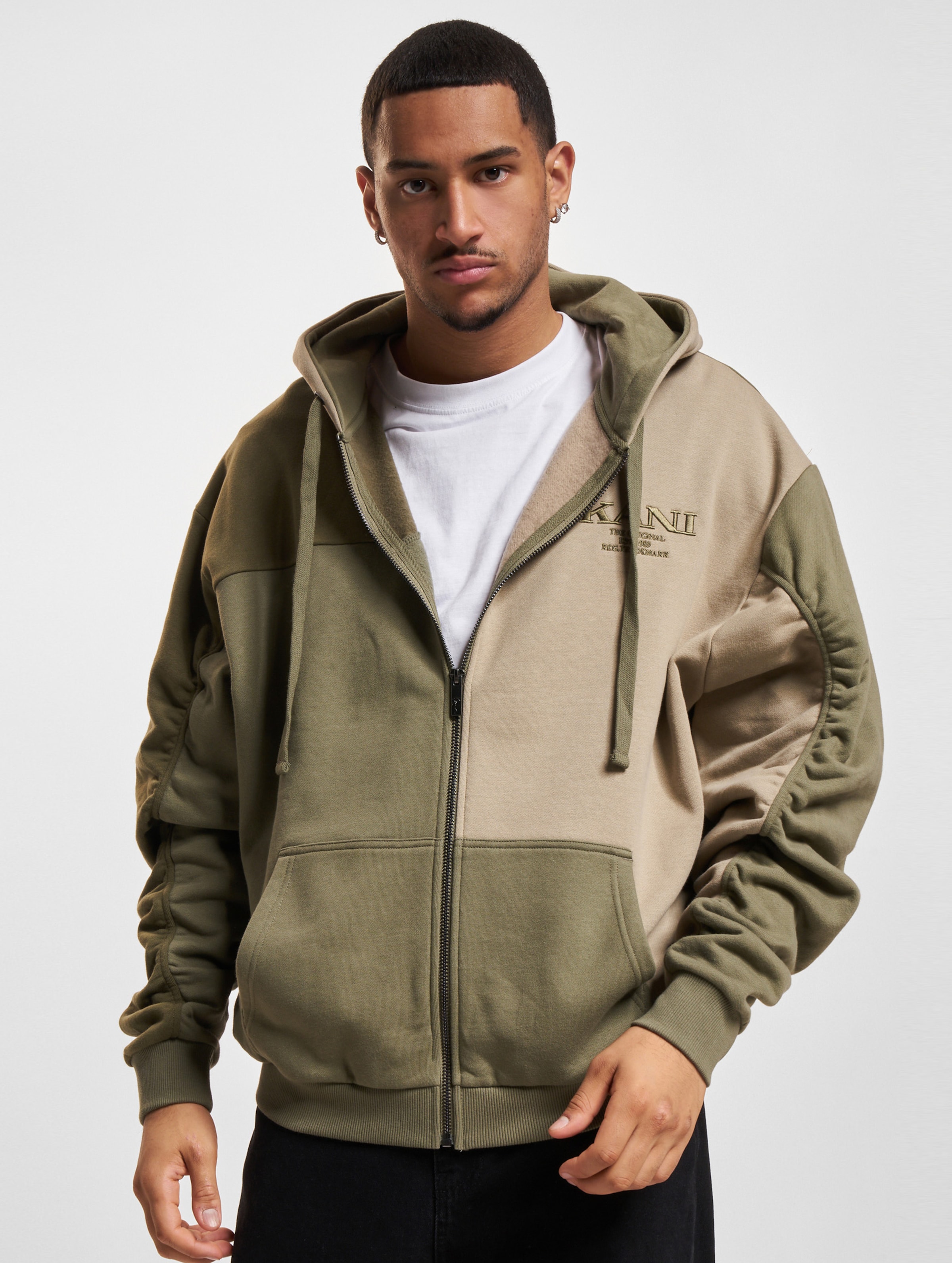 Karl Kani Chest Retro OS Patchwork Full Zip Hoody