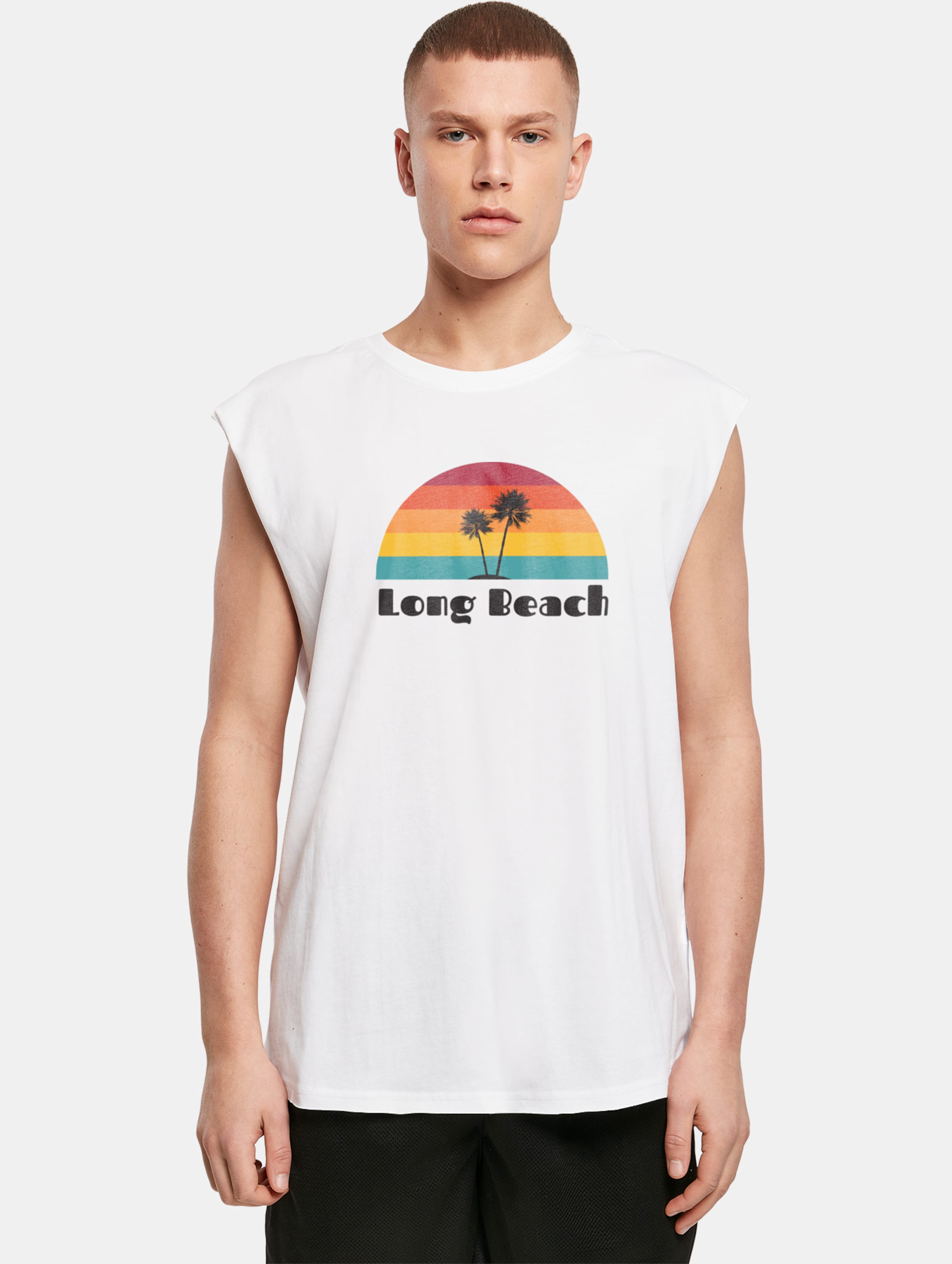 Merchcode Long Beach Sleeveless Tee