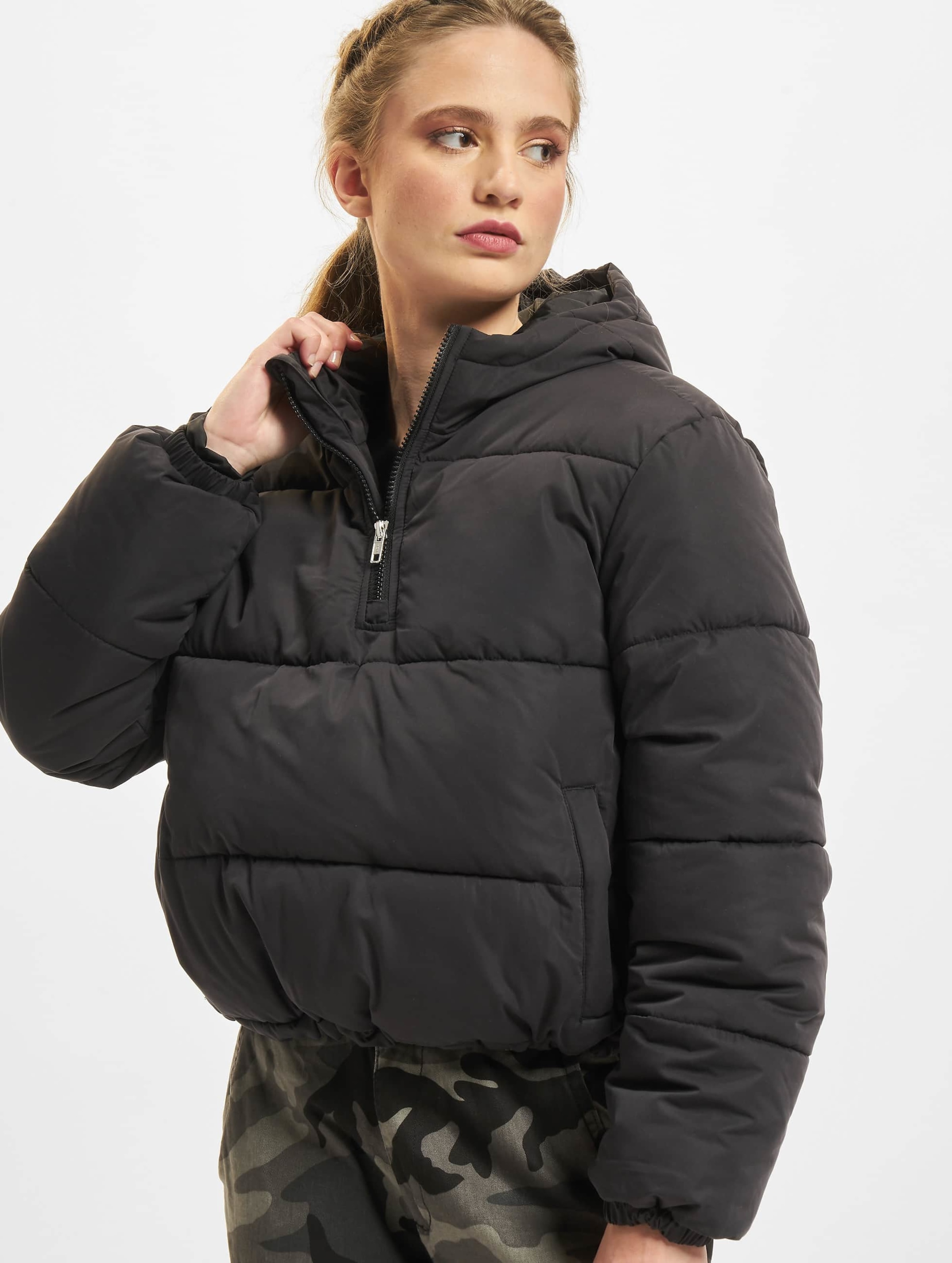 Urban Classics Ladies Puffer Pull Over Jacket