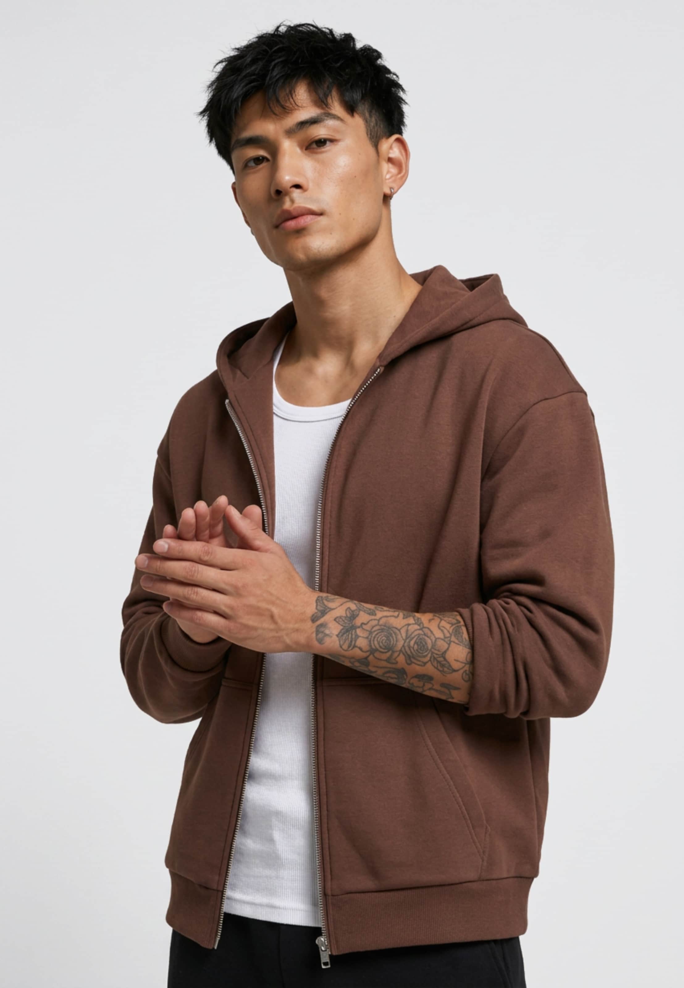 Urban Classics Fluffy Zip Hoodie