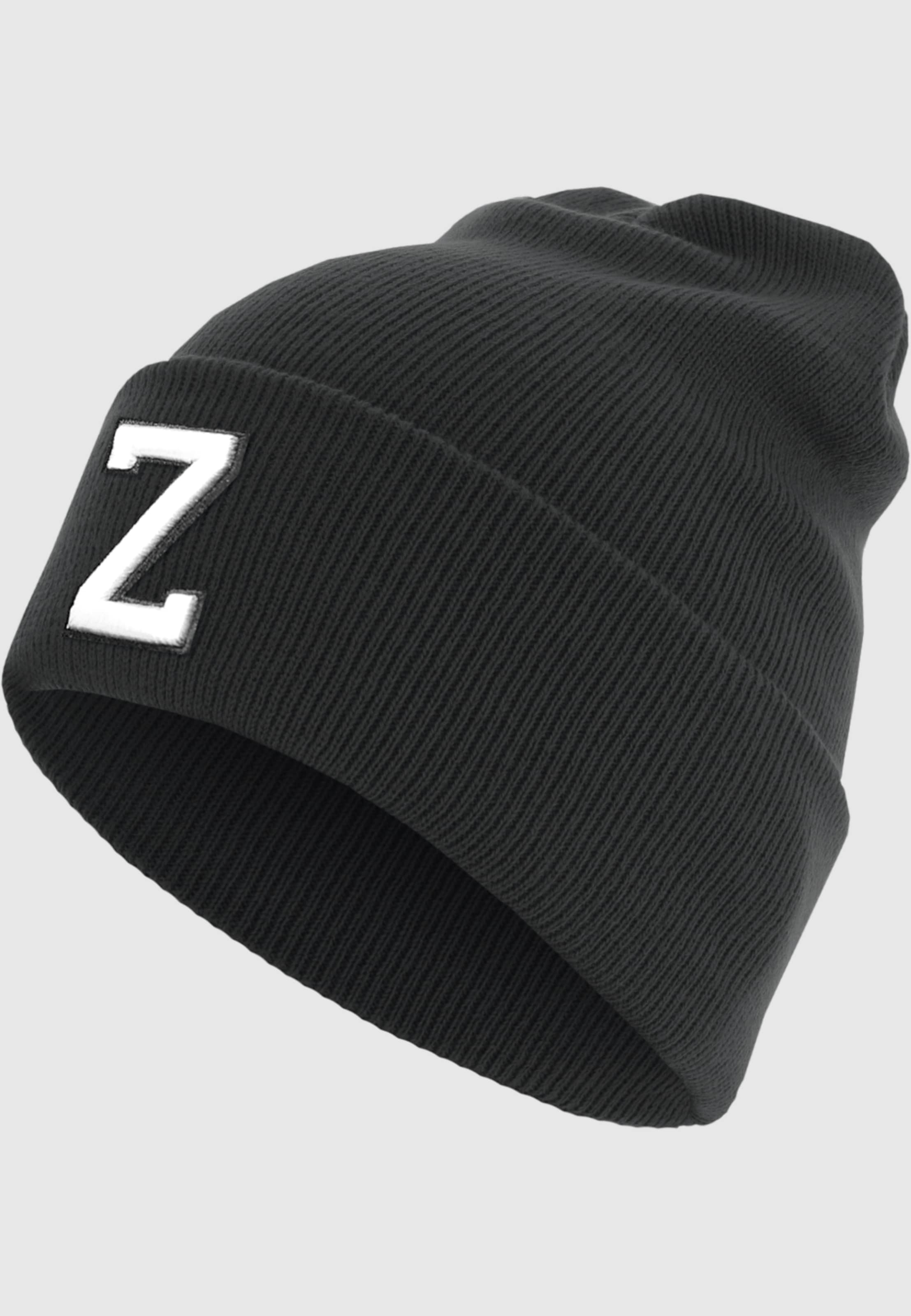 MSTRDS Letter Cuff Knit Beanie