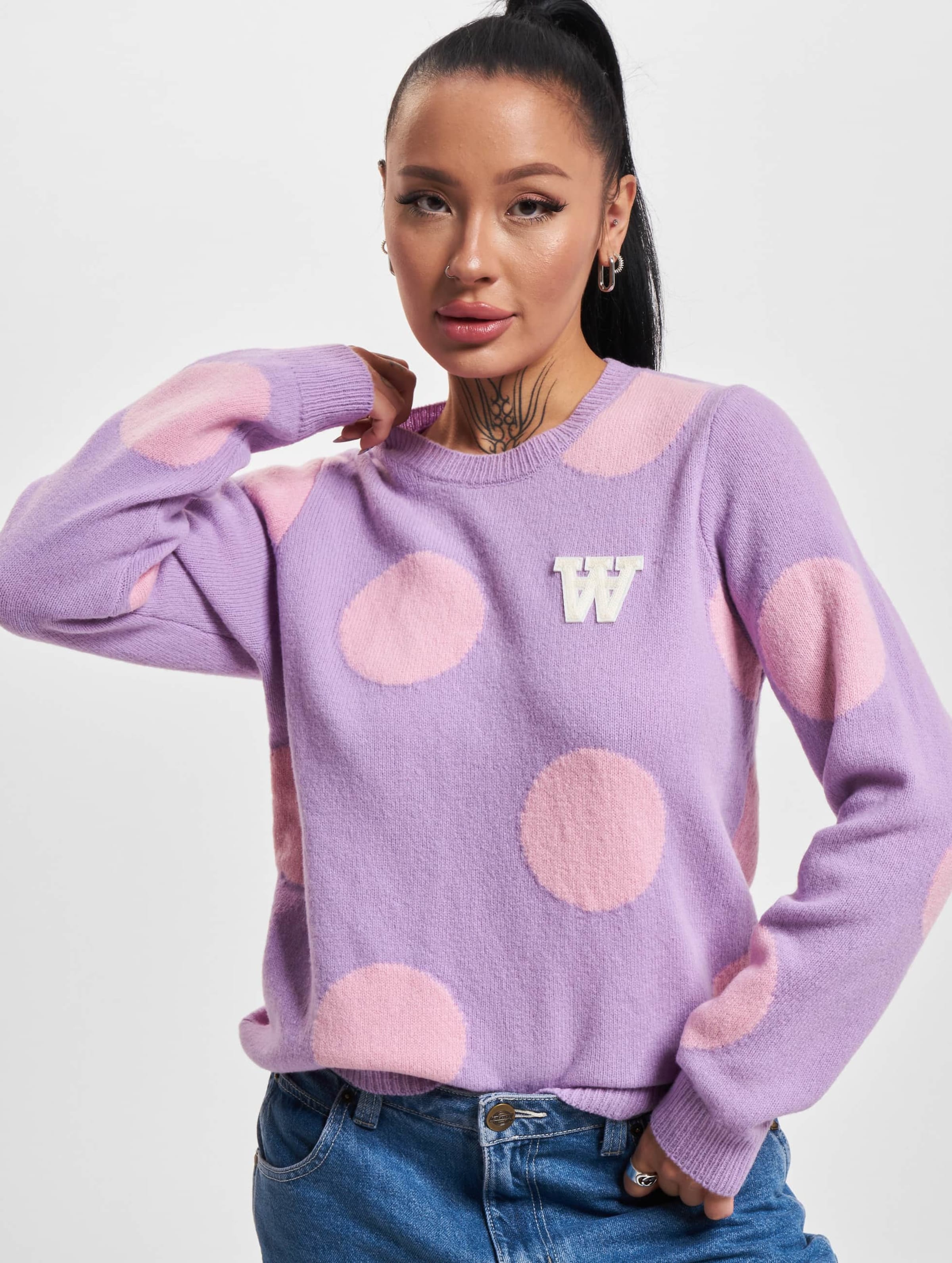 Wood Asta Pois Lambswool Jumper Strickpulli