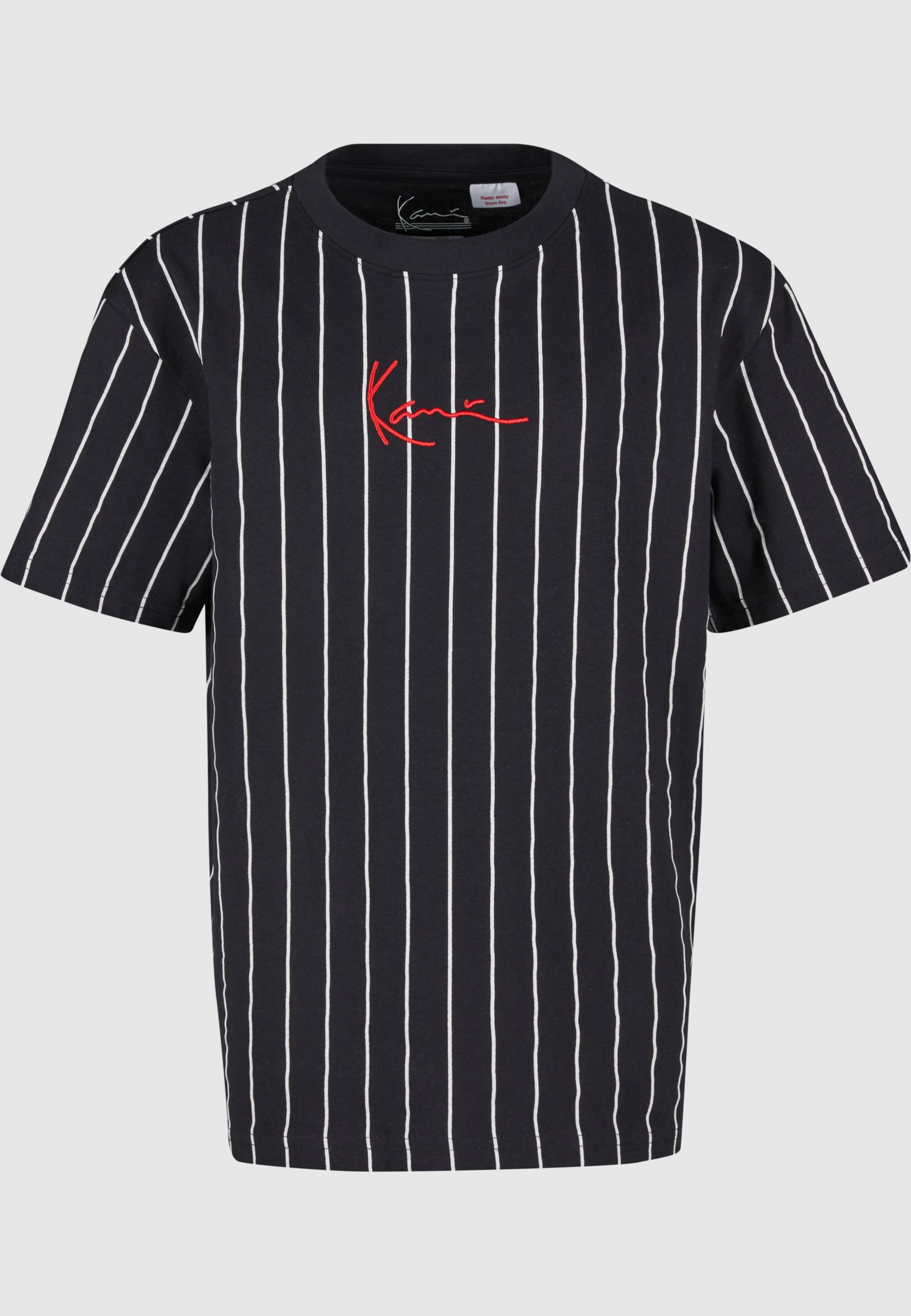 Karl Kani Small Signature Essential Pinstripe Tee Junior