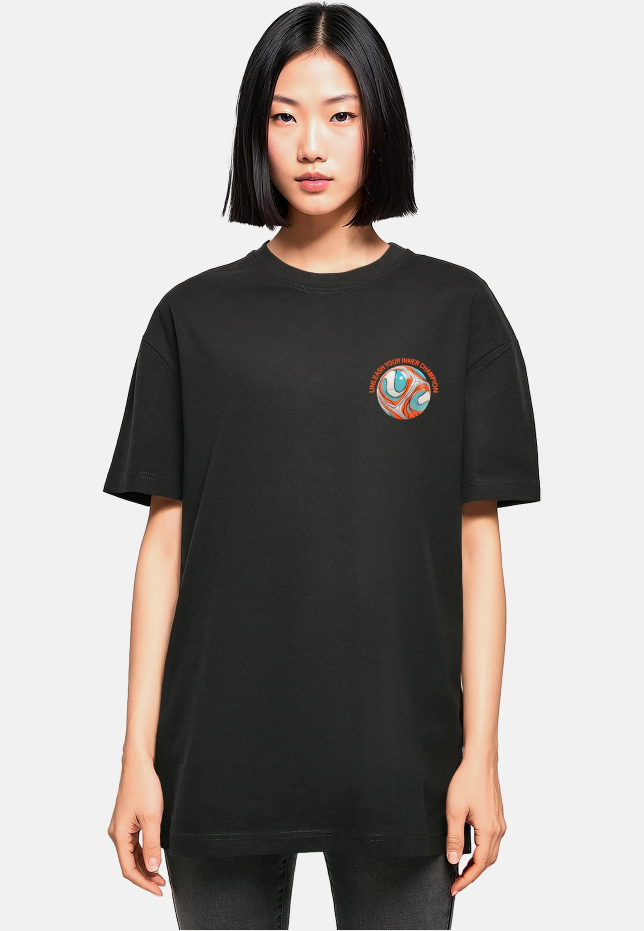 Merchcode Ladies Game Time Grit Oversized Tee