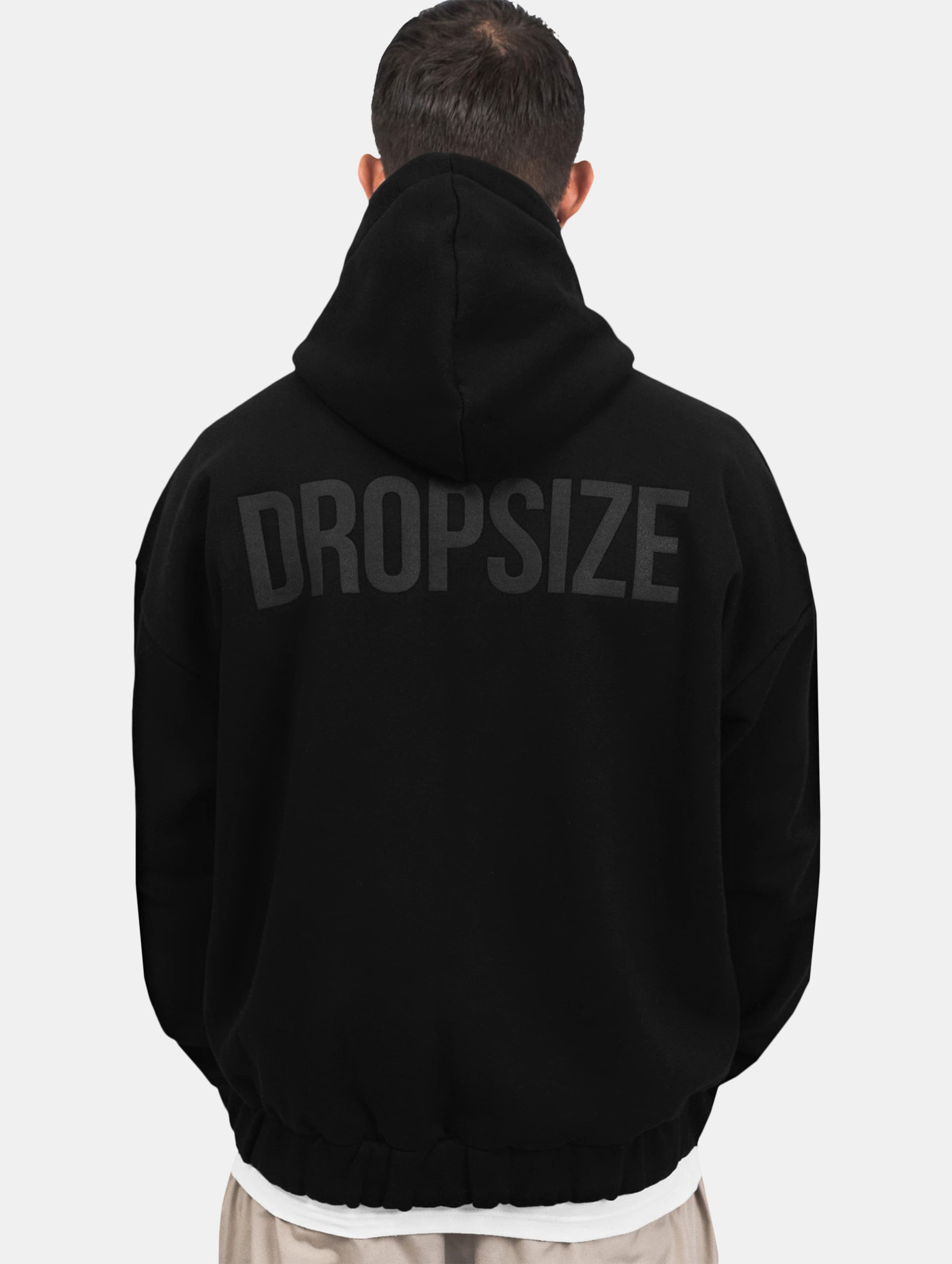 Dropsize Super Heavy Oversized HD Print Zip-Hoodie