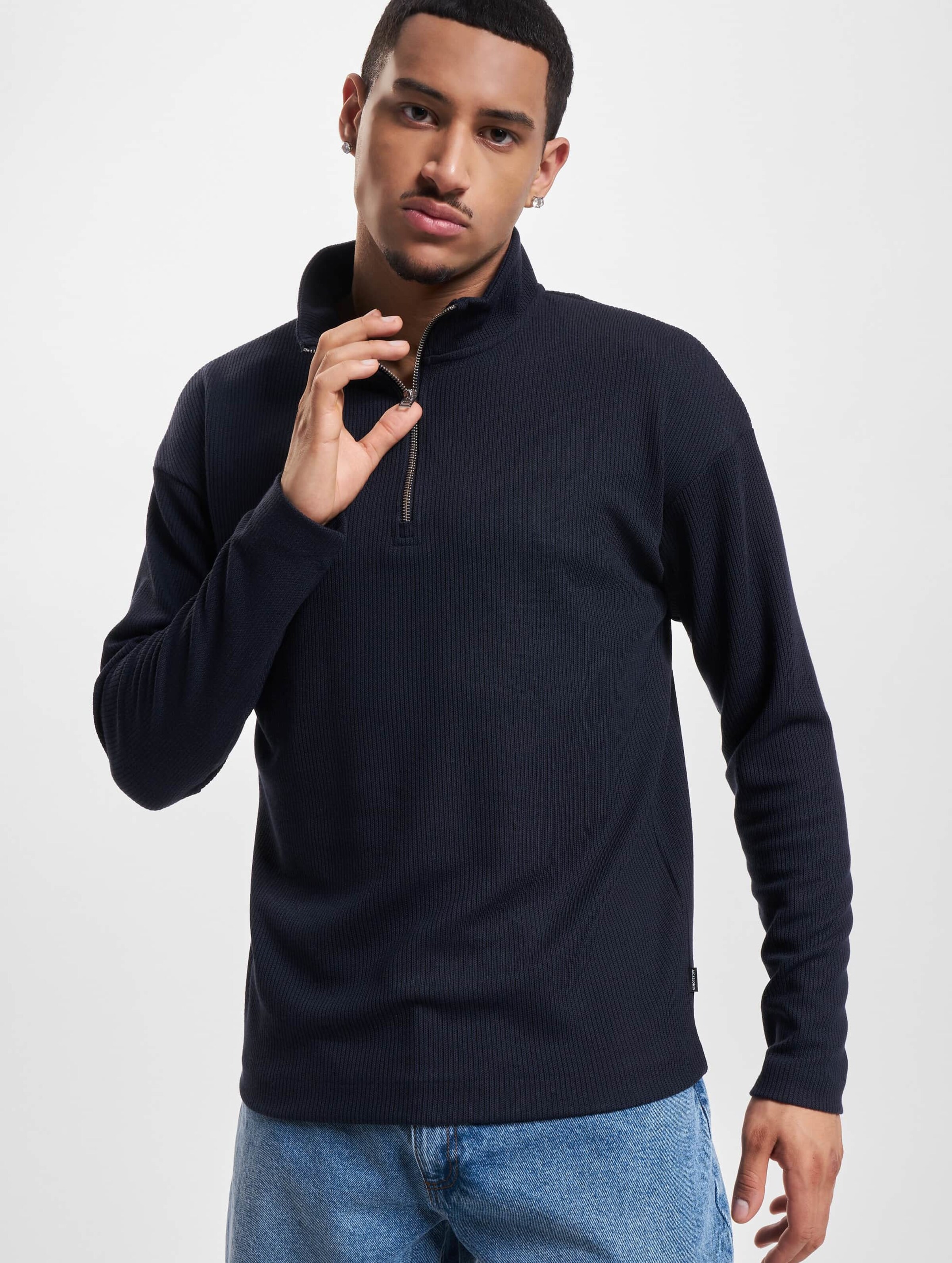 Jack & Jones Laseoul Structure Half Zip Pullover