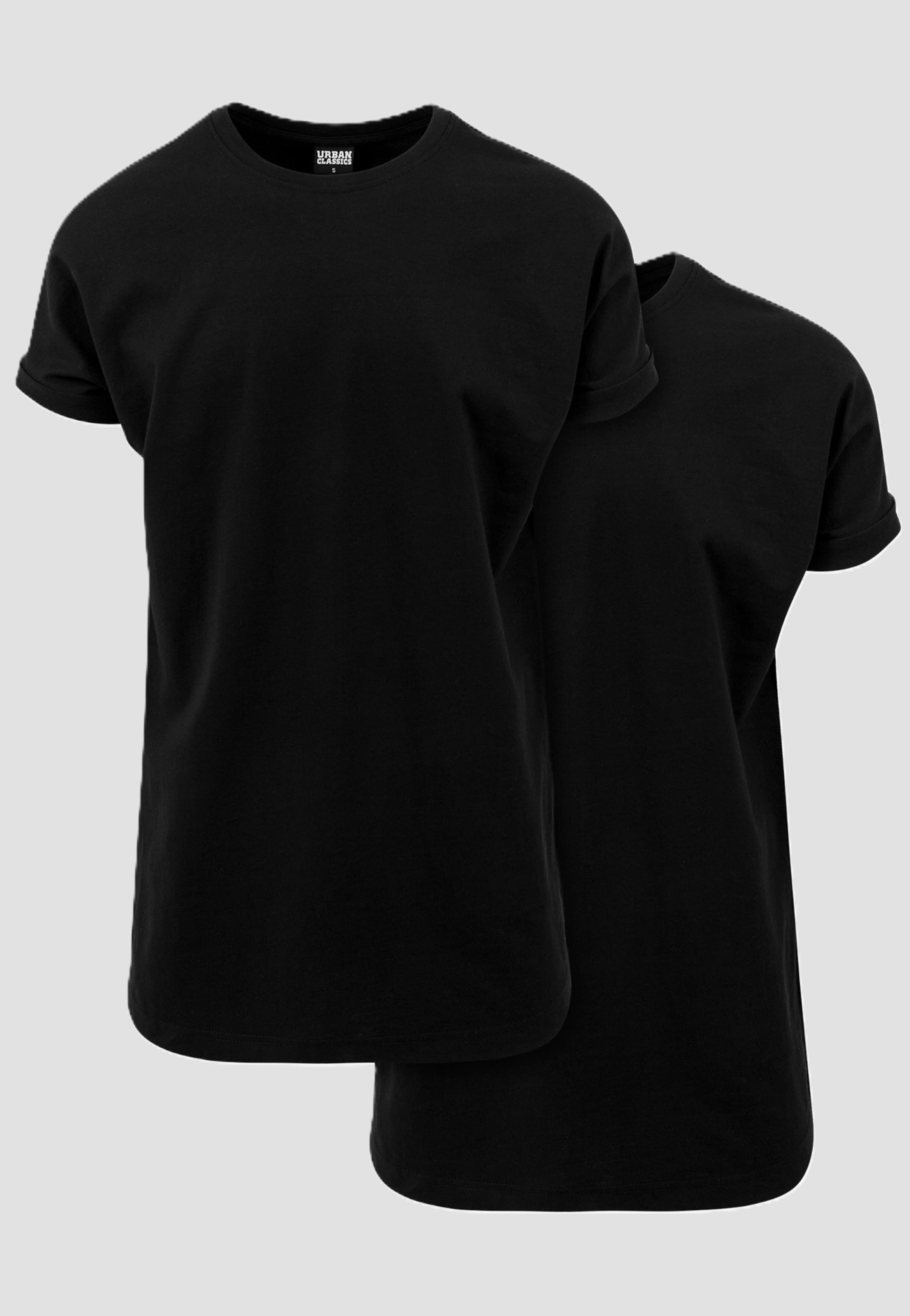 Urban Classics Pre-Pack Long Shaped Turnup Tee 2-Pack