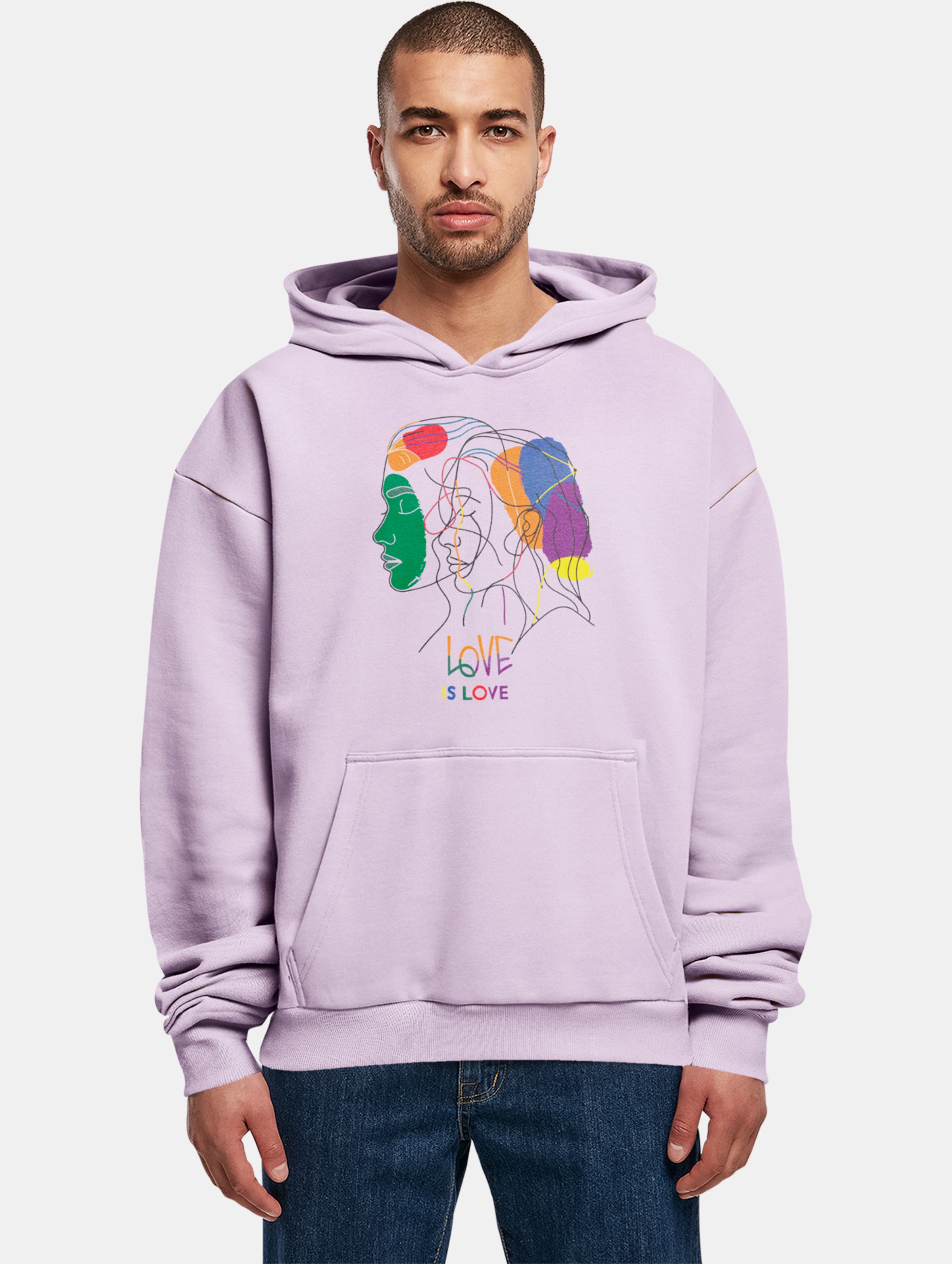 Merchcode Love Is Oversized Hoody