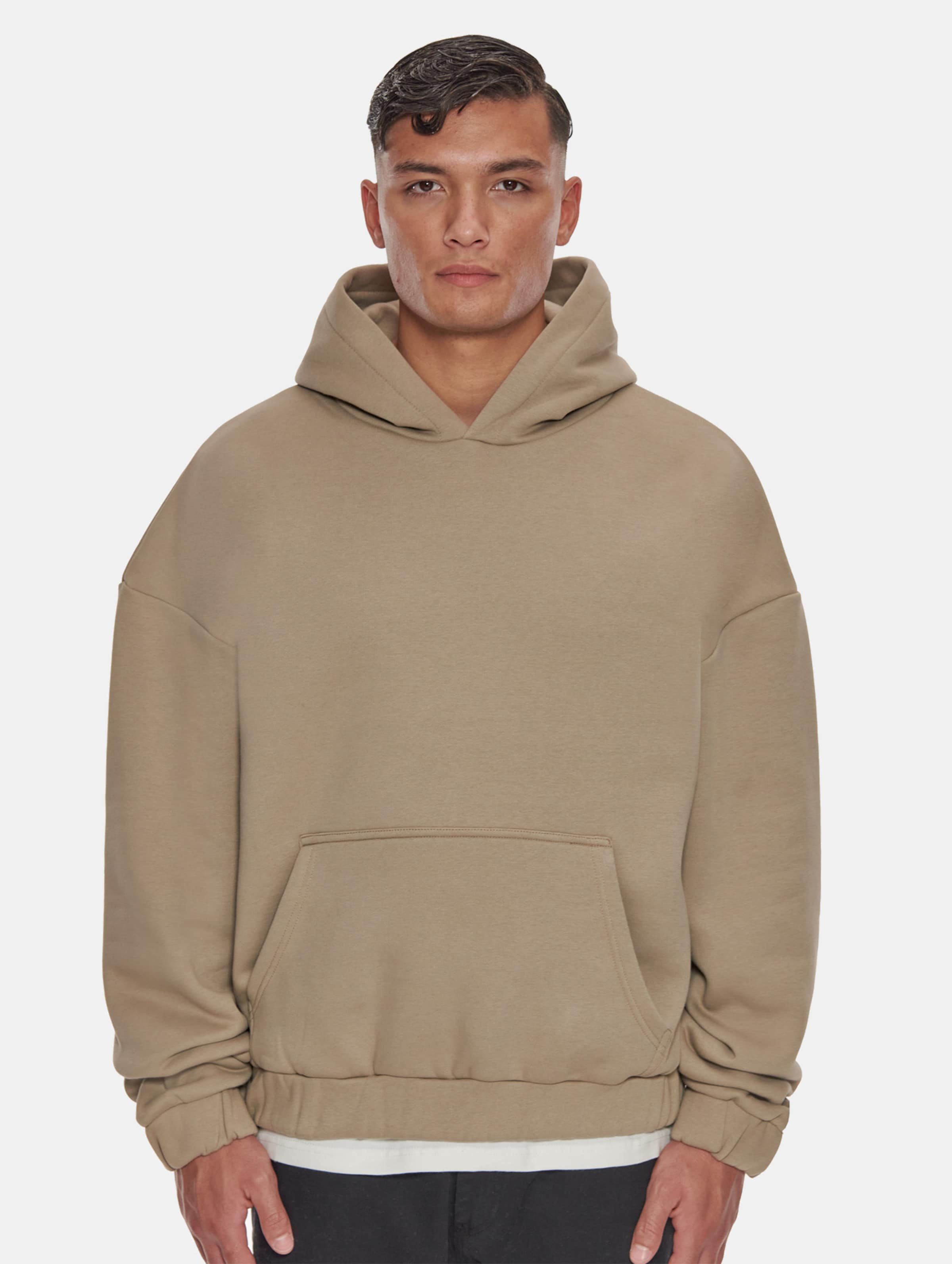 Dropsize Heavy Oversize Rubber Patch Hoodie