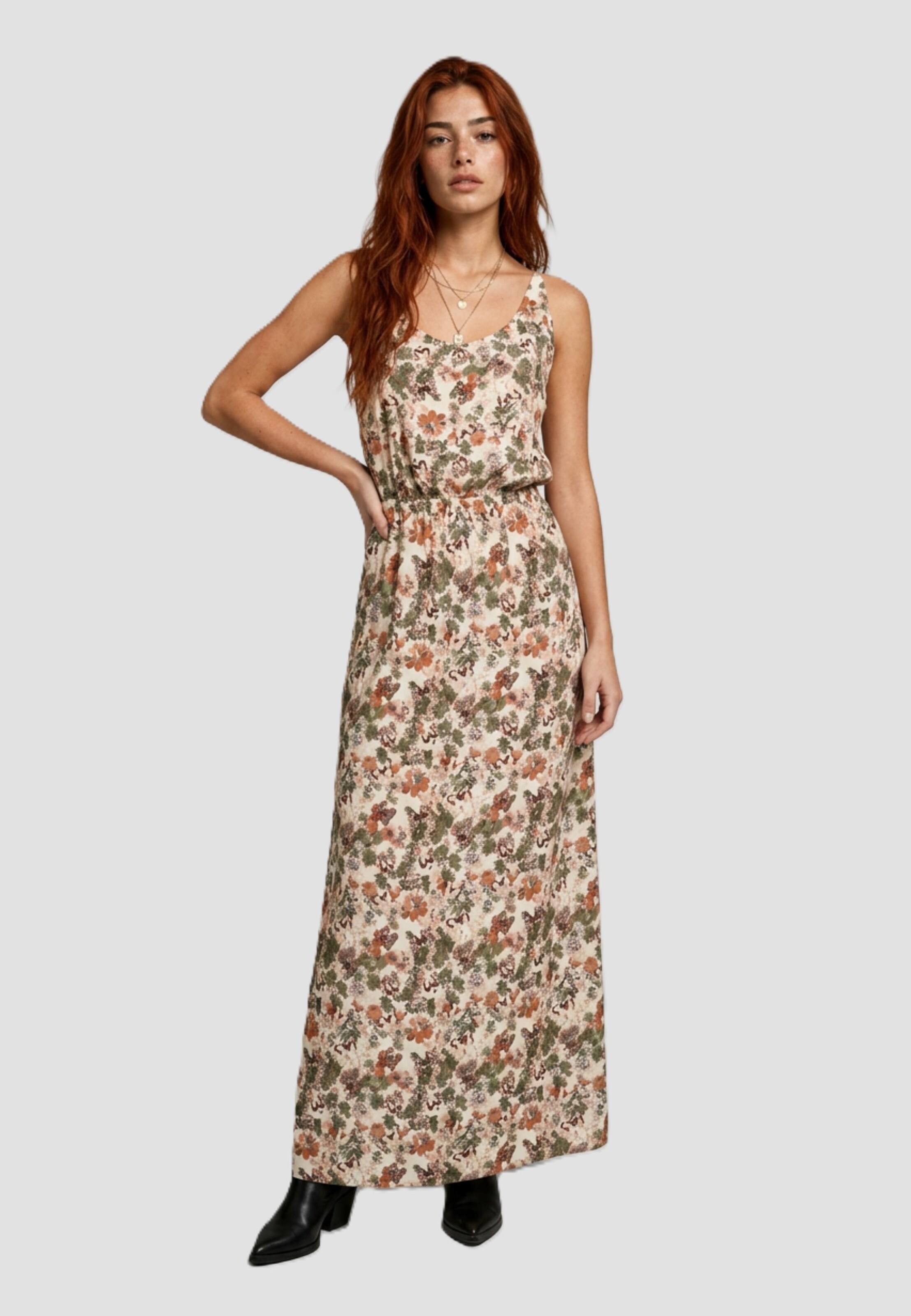 Cloud5ive Maxi-Dress Viscose AOP Flower