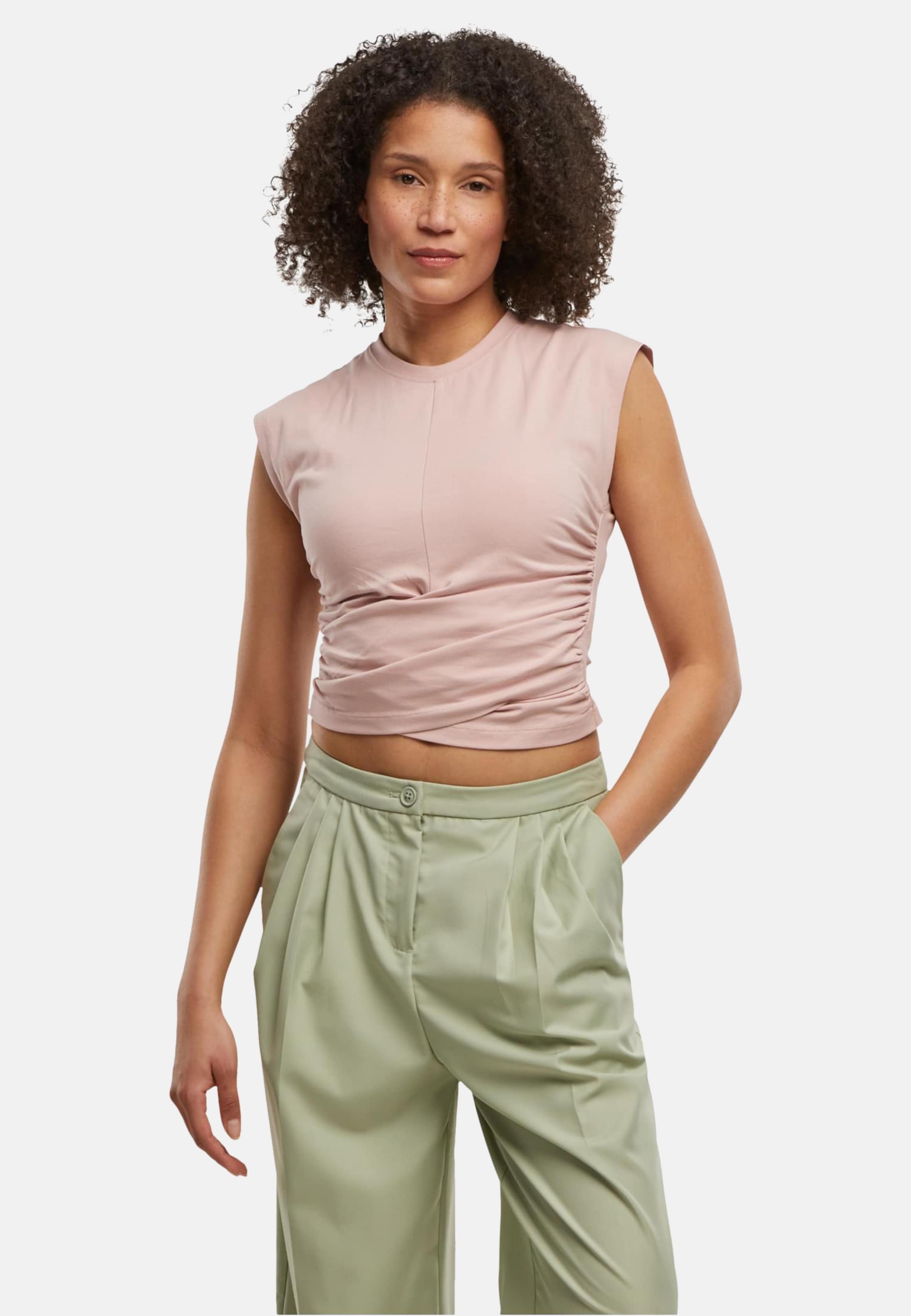 Urban Classics Ladies Cropped Wrapped Top