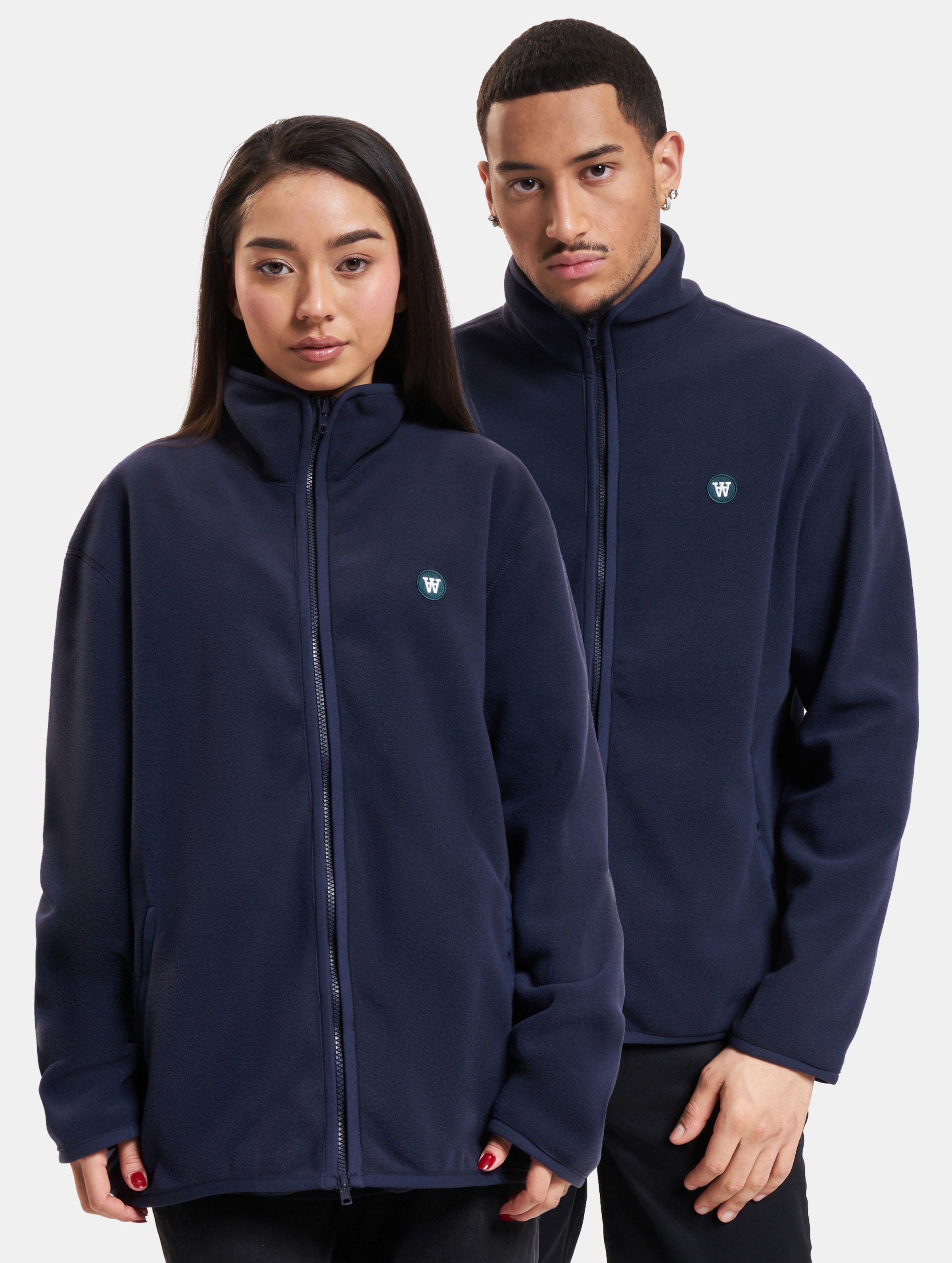 Wood Jay Patch Zip Fleece