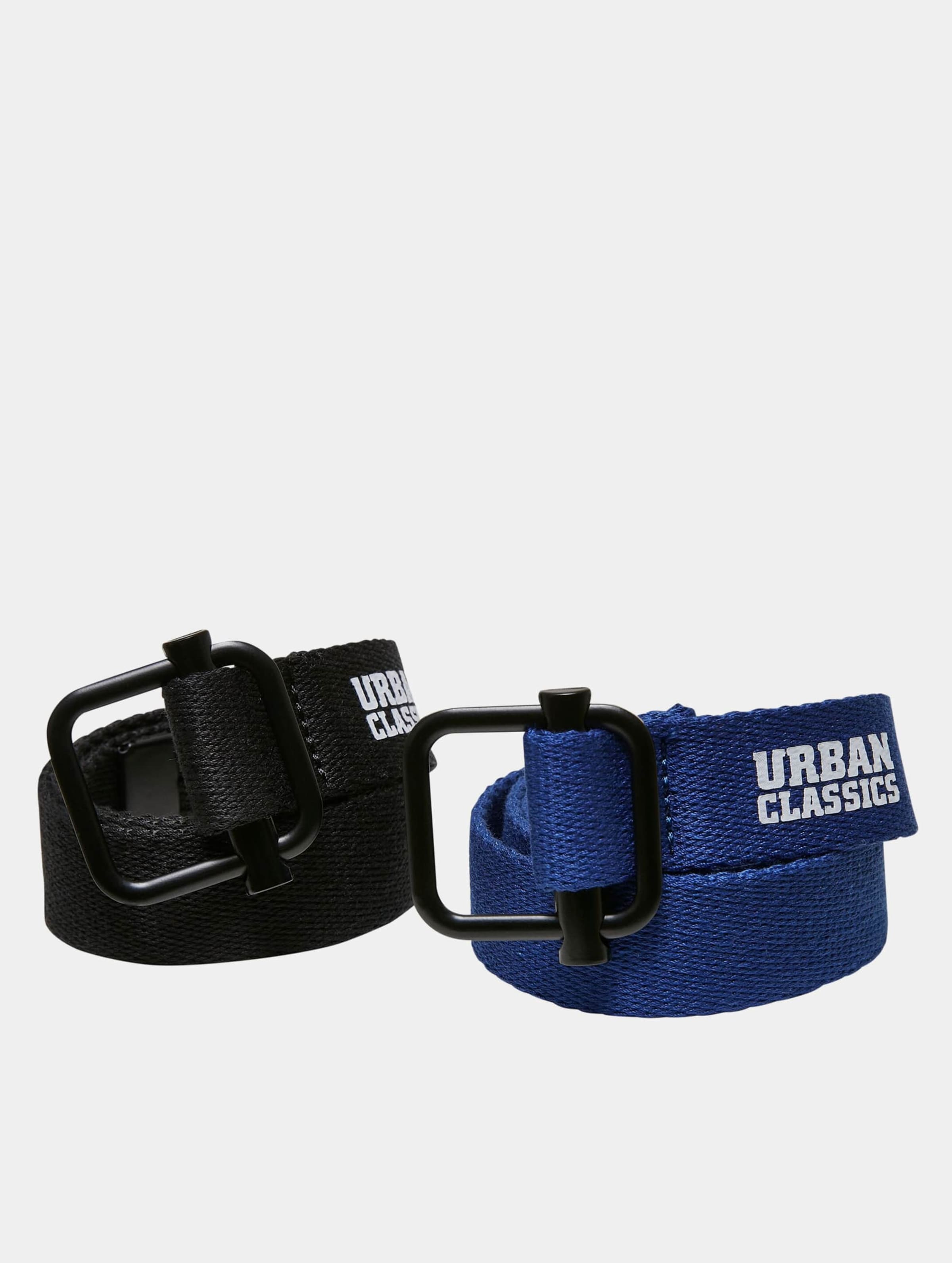 Urban Classics Industrial Canvas Belt Kids 2-Pack