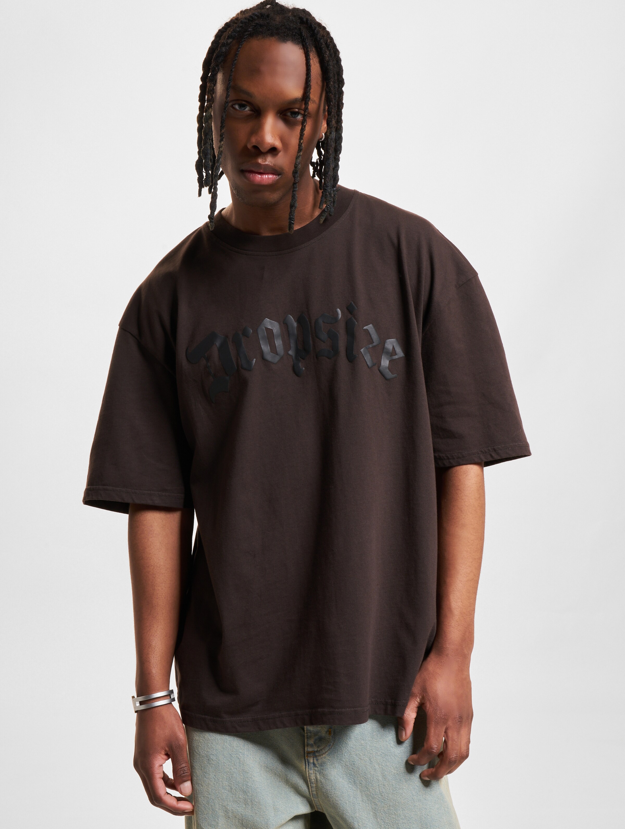 Dropsize Heavy Oversize Logo Puffer Print T-Shirt