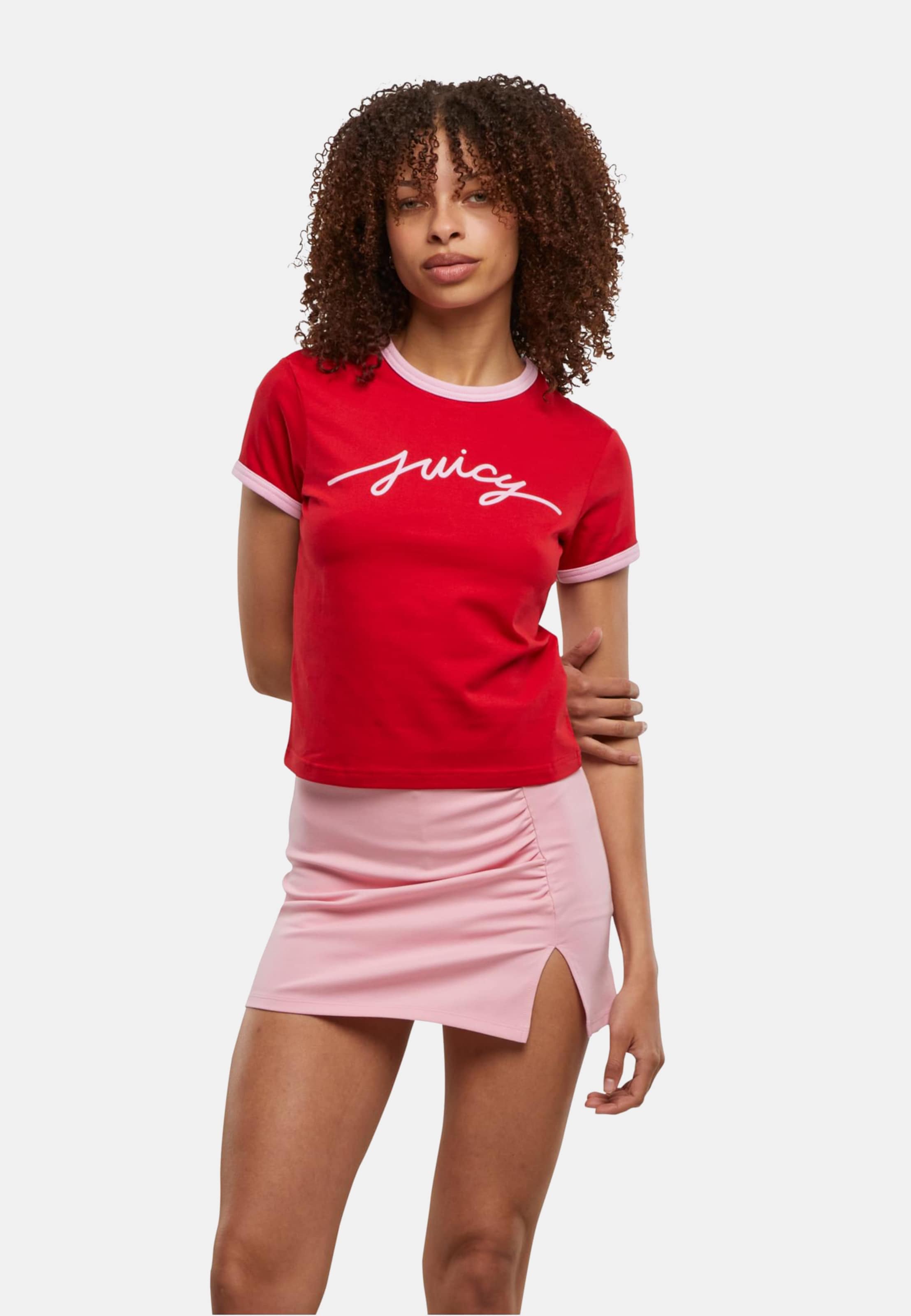 Juicy Couture SCRIPT JUICY RINGER T-SHIRT