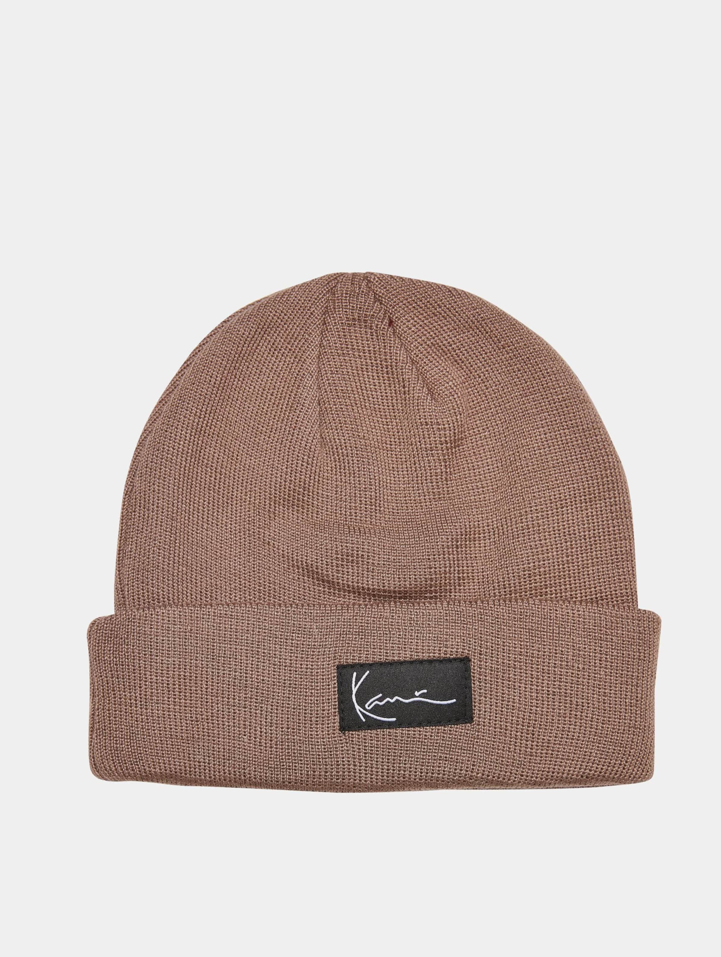 Karl Kani KA223-009-13 Signature Beanie dark taupe