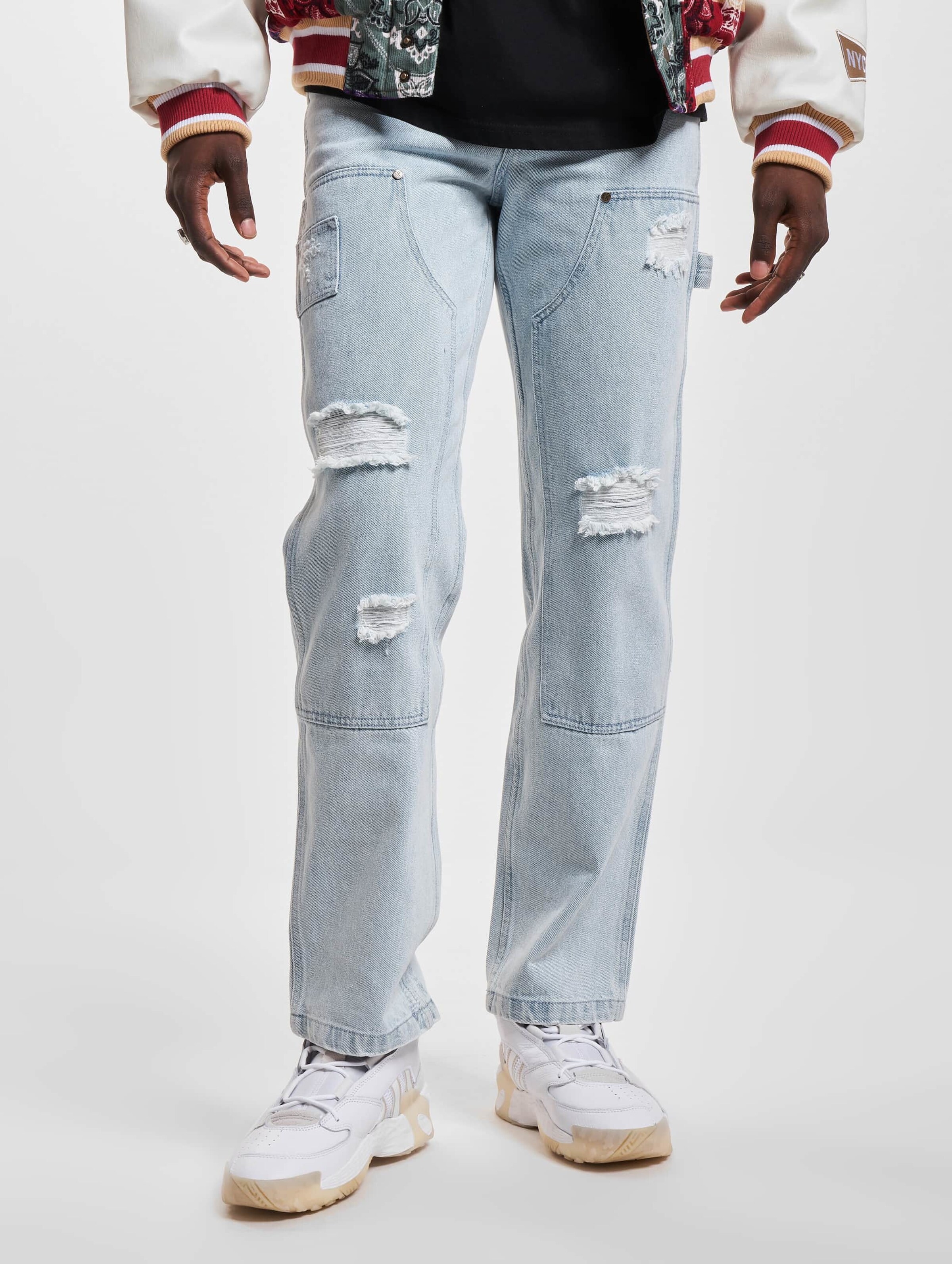 Karl Kani Original Heavy Distressed Carpenter Straight Fit Jeans