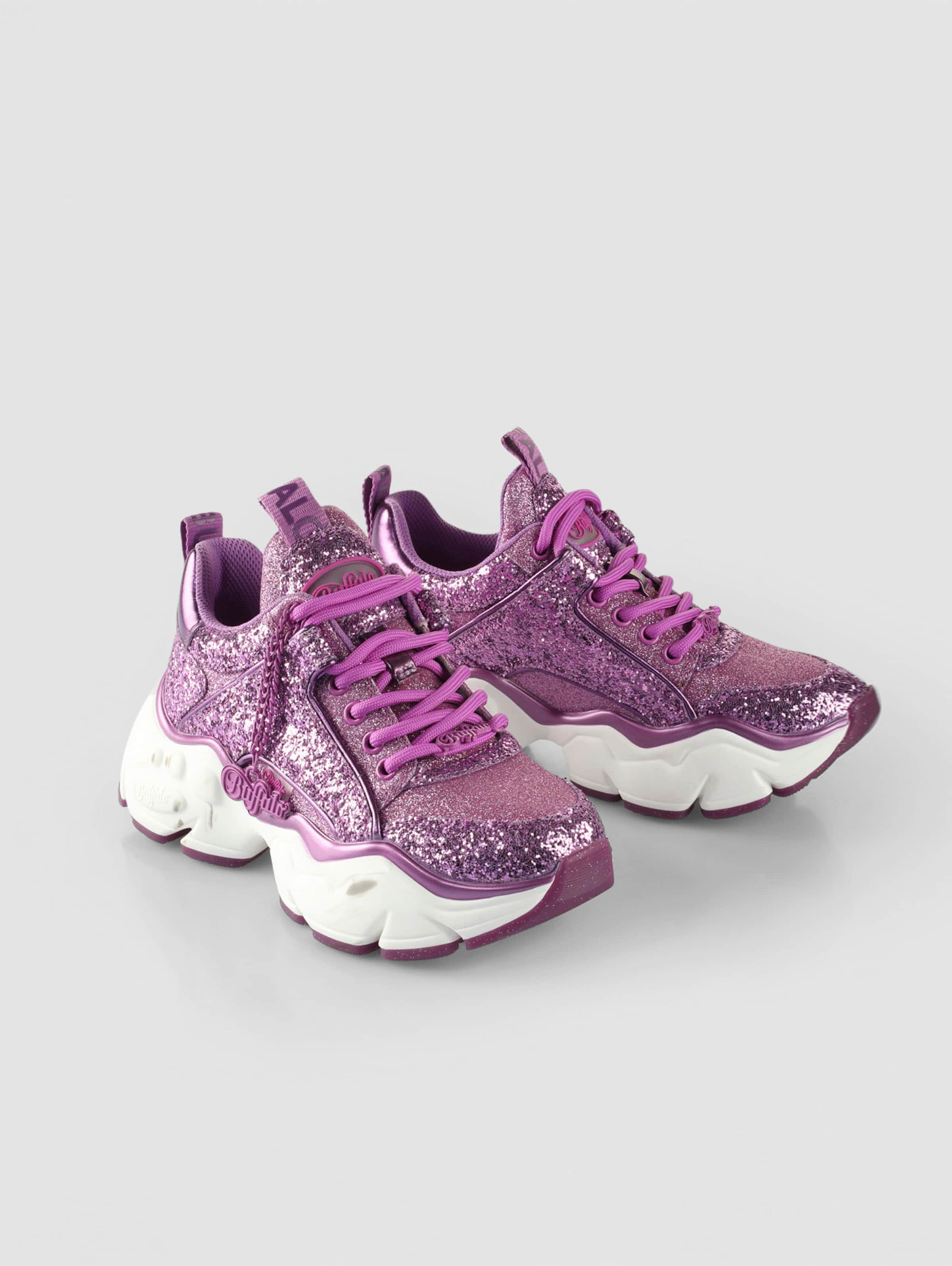 Buffalo Binary Glam Vegan Glitter Sneaker