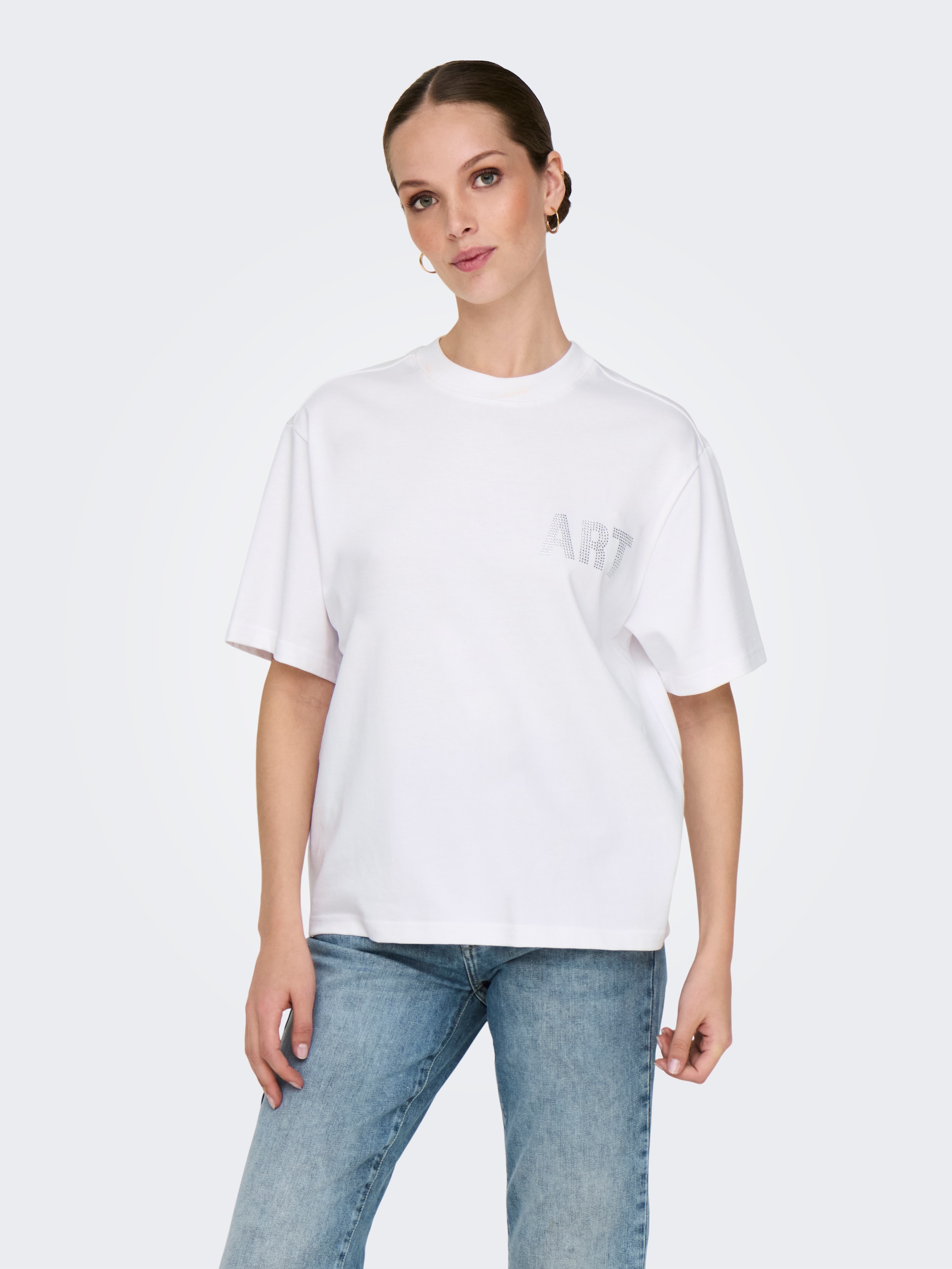 Only ONLRIRI S/S RHINESTONE TOP BOX JRS