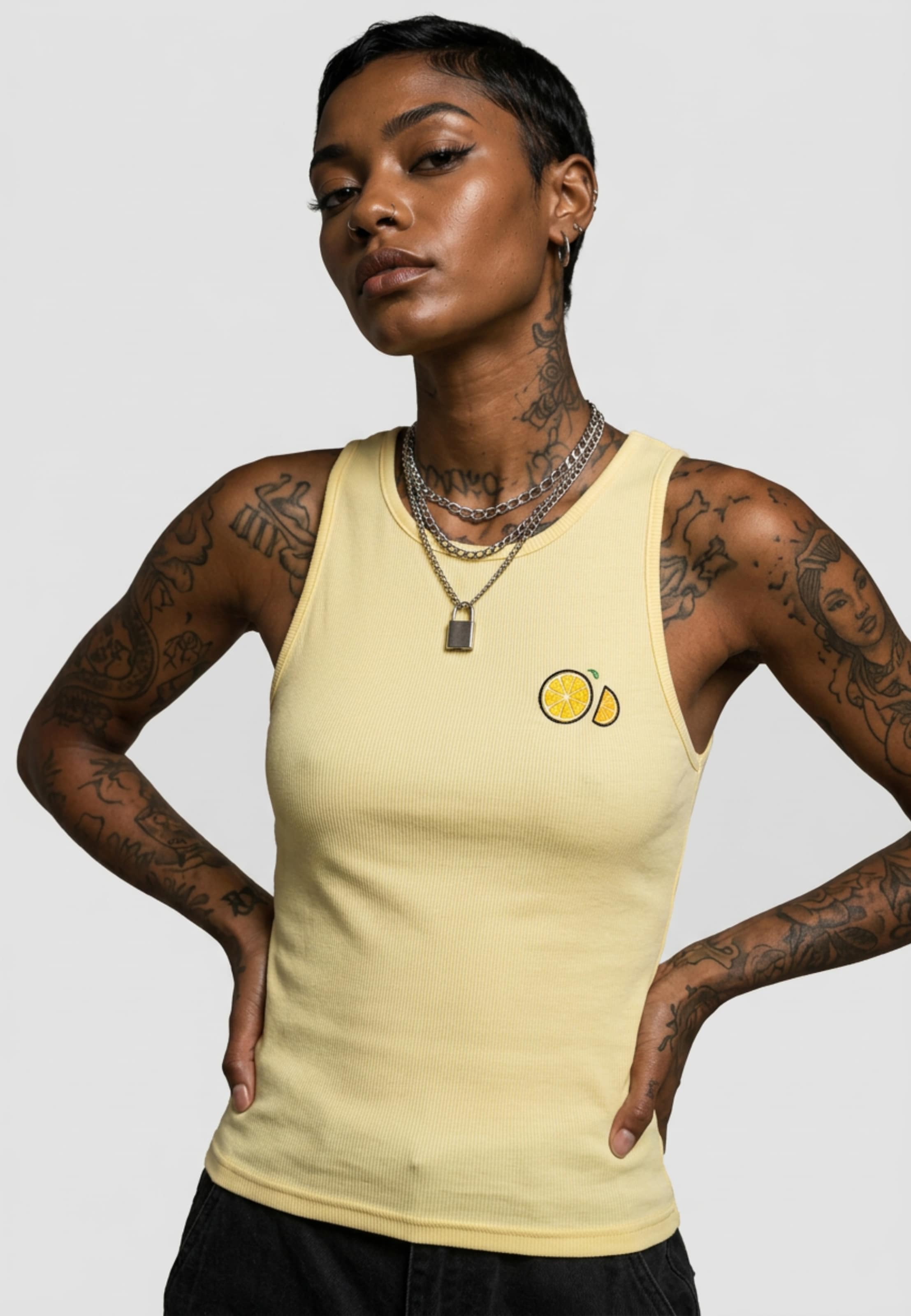 Urban Classics Lemon Racer Top