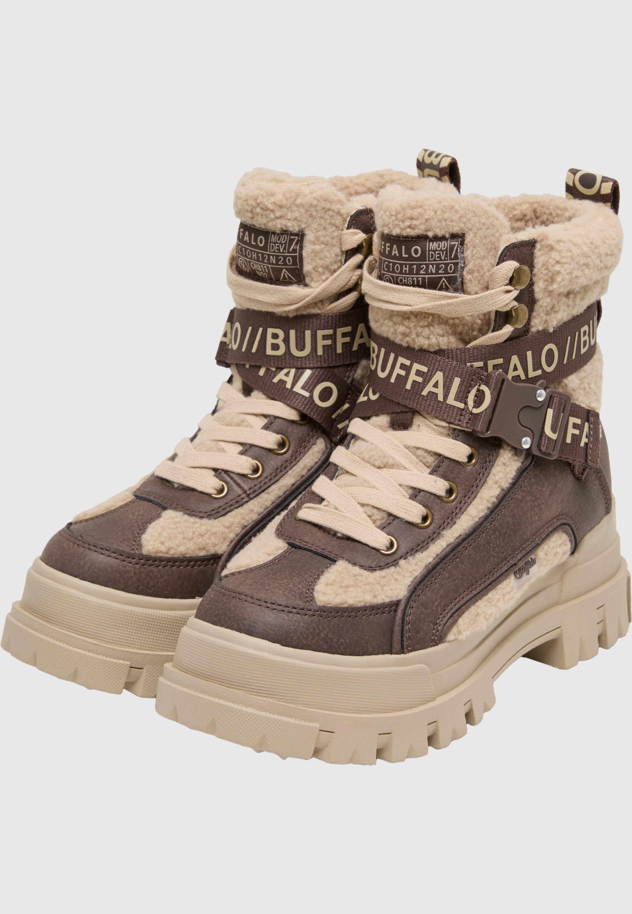 Buffalo Aspha Com1 Warm Vegan Nappa/Fur Boots