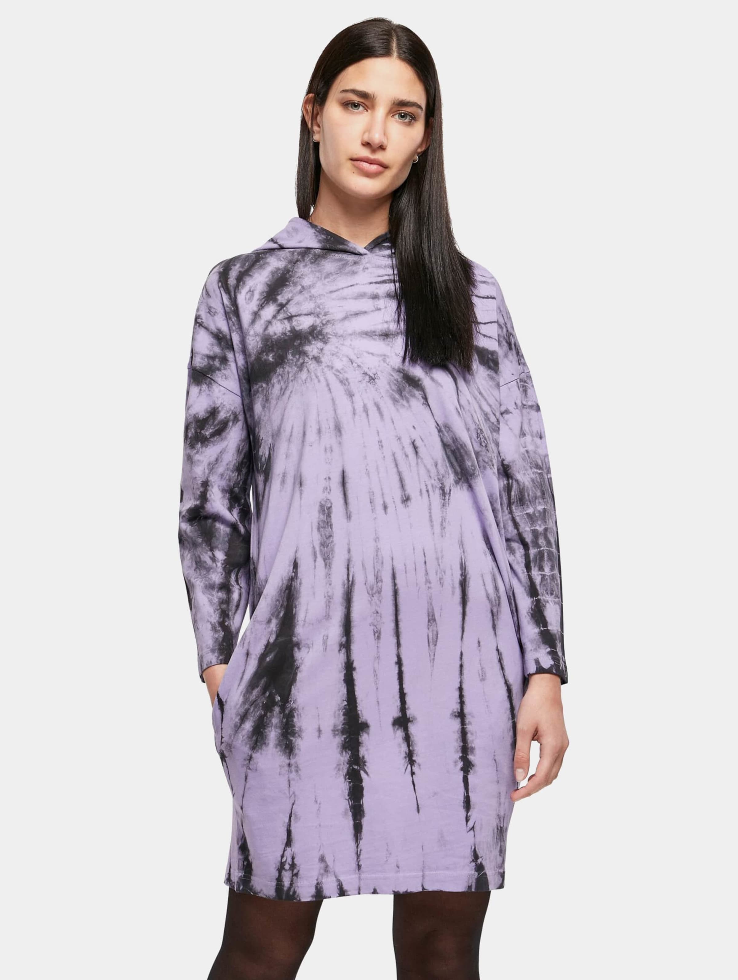 Urban Classics Ladies Oversized Tie Dye Hoody Dress