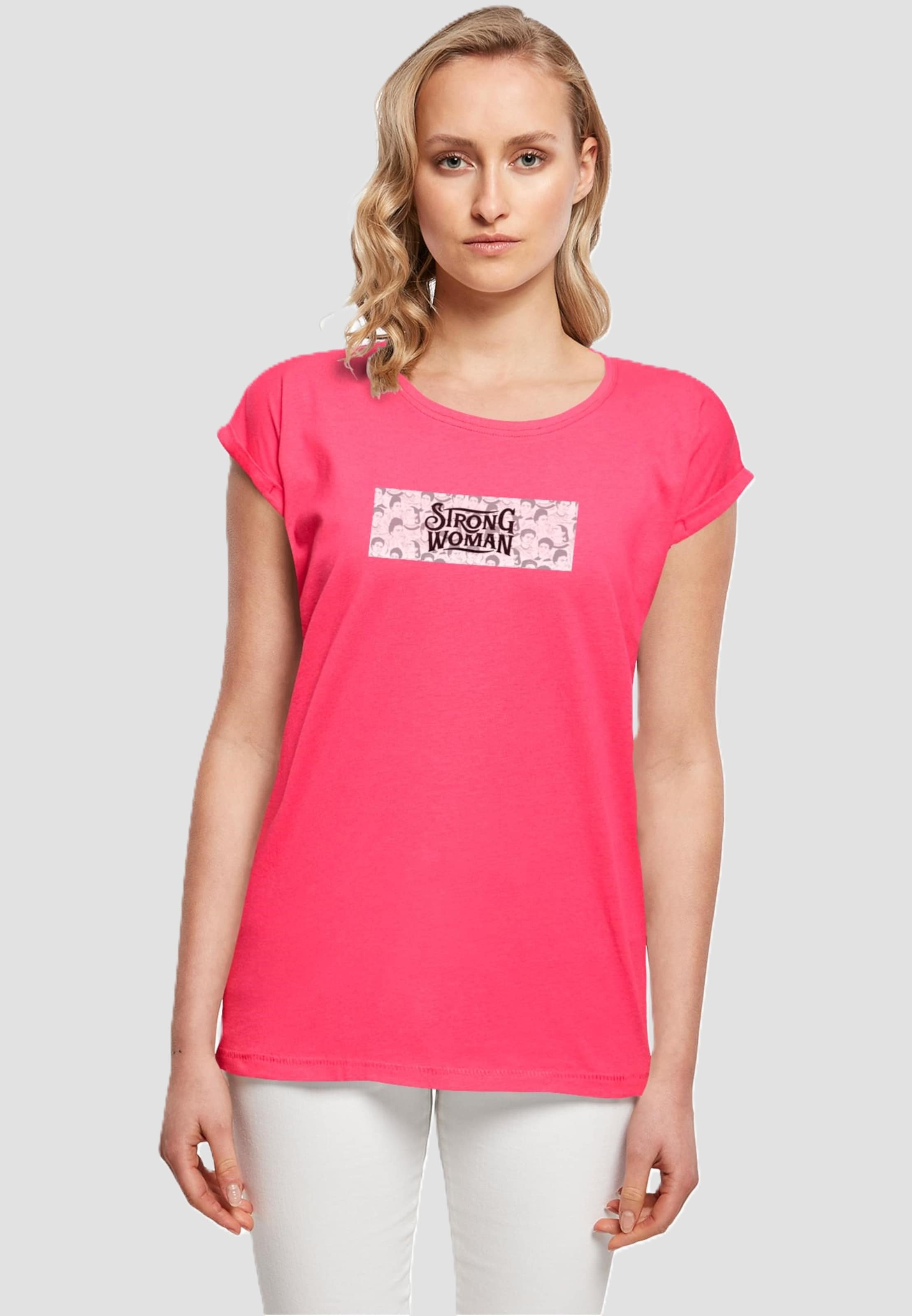 Merchcode Ladies Frida Kahlo - Strong women 3 Extended Shoulder Tee