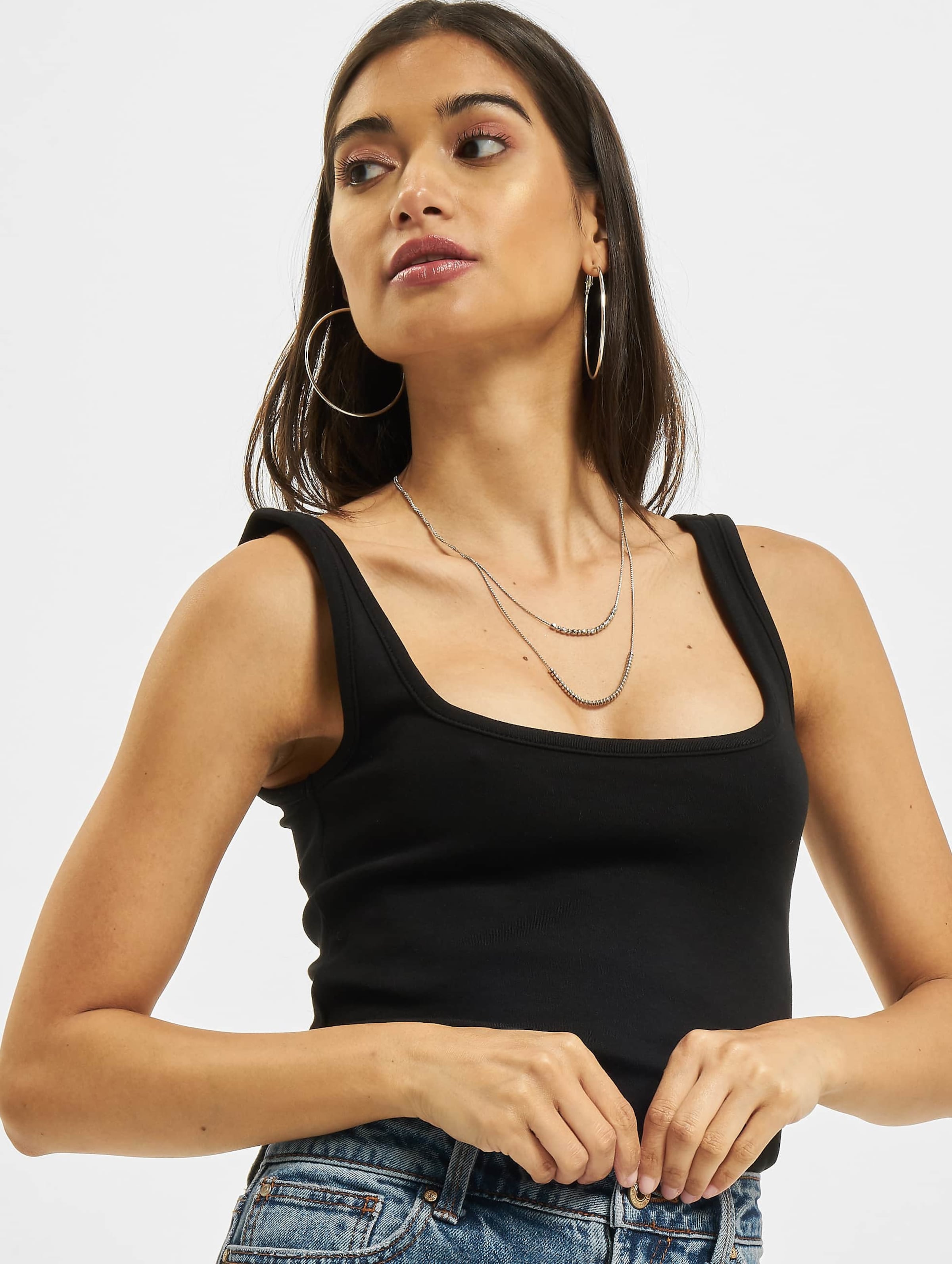 Urban Classics Ladies Wide Neck Top