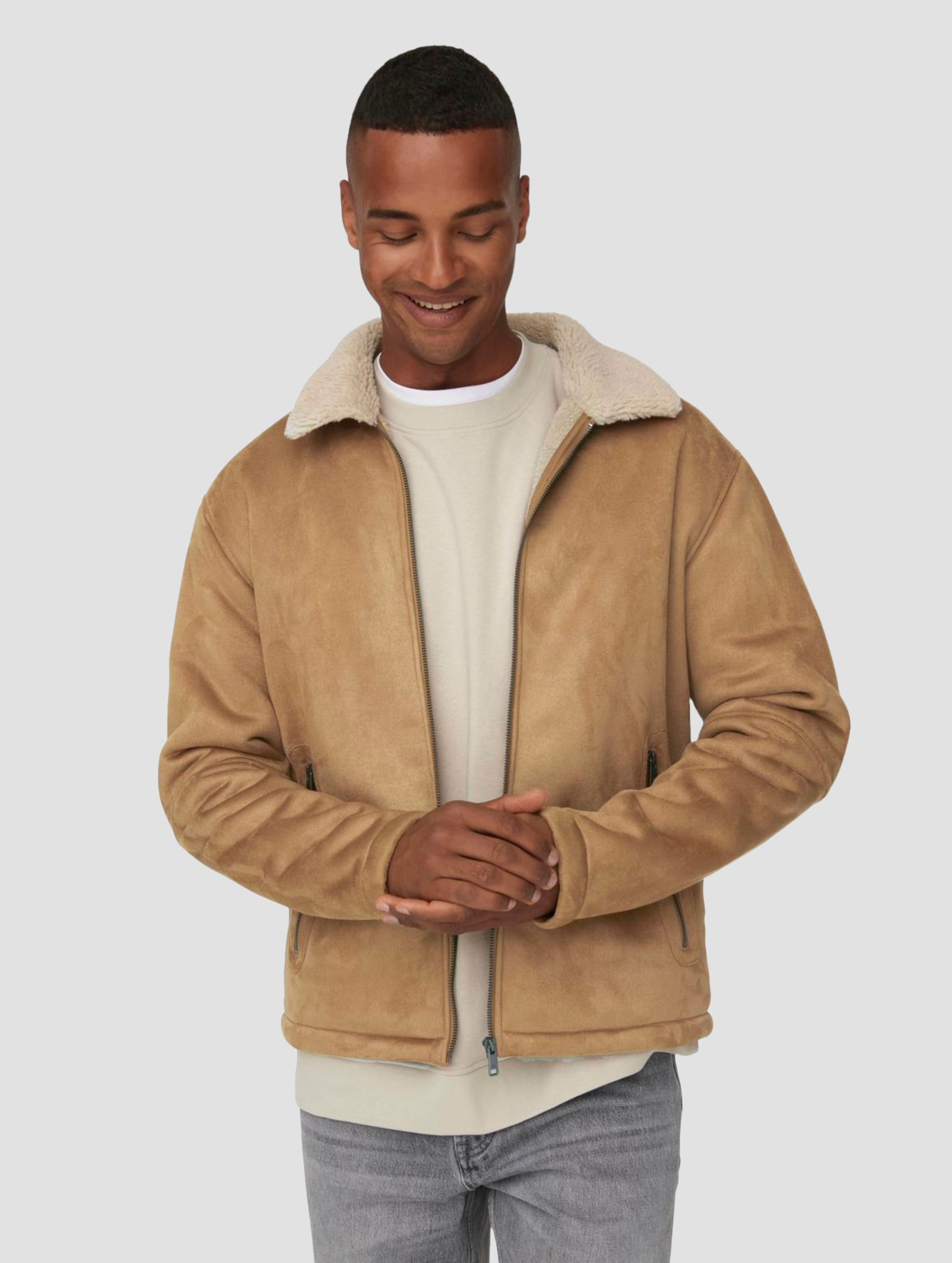 Only & Sons Royce Shearling Winterjacke
