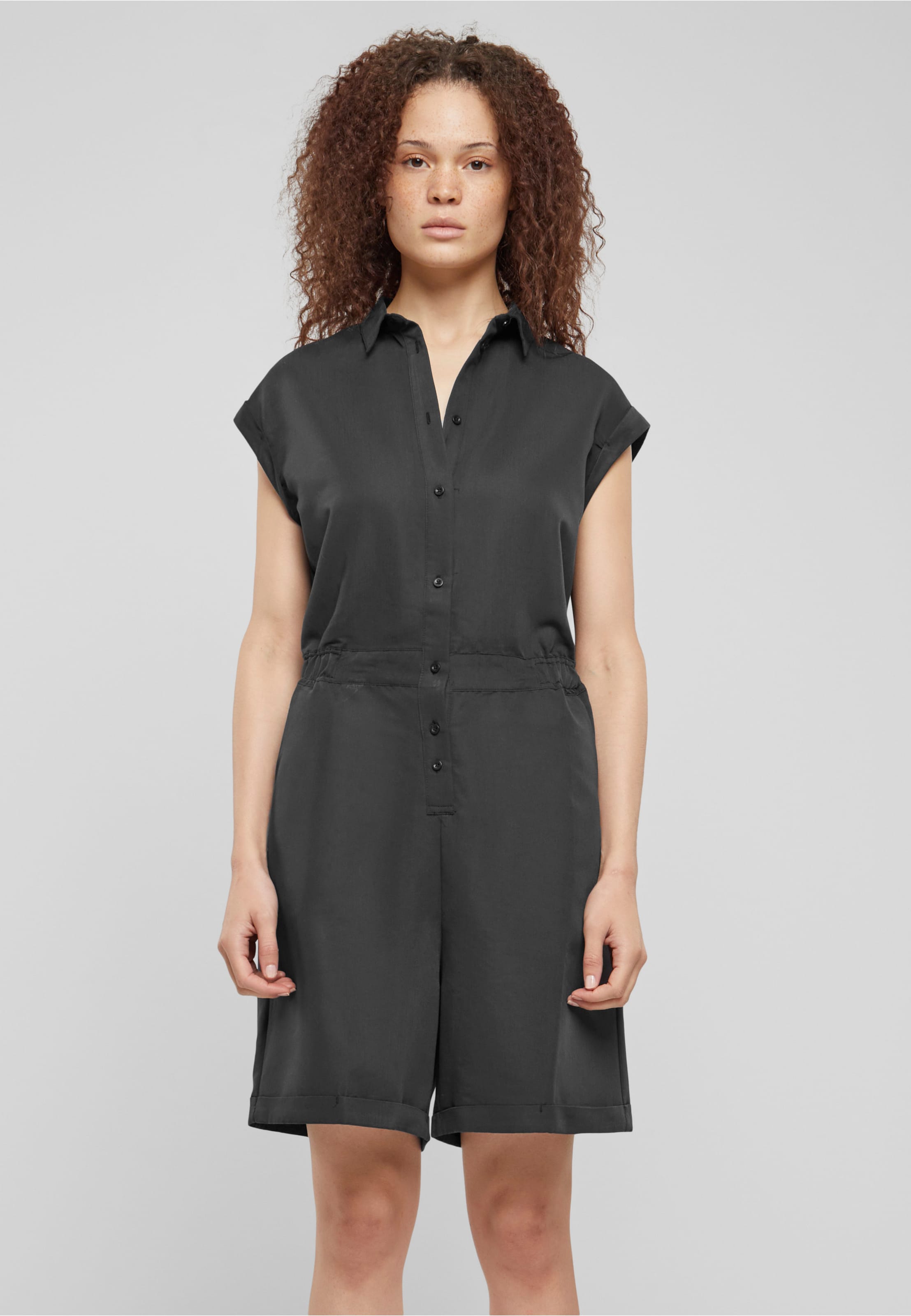 Urban Classics Ladies Viscose Twill Jumpsuit