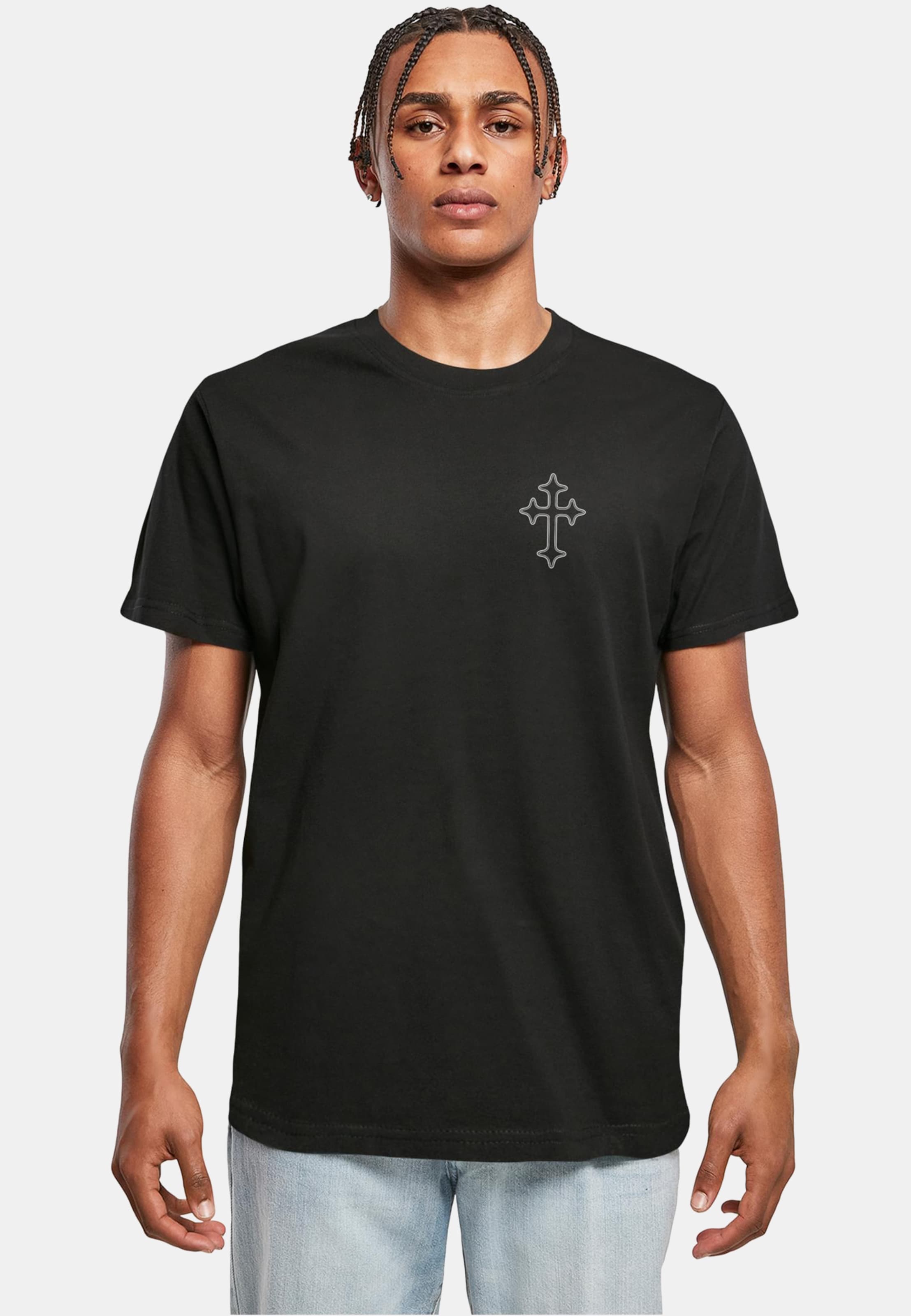 Mister Tee Memento Mori Oneline Cross