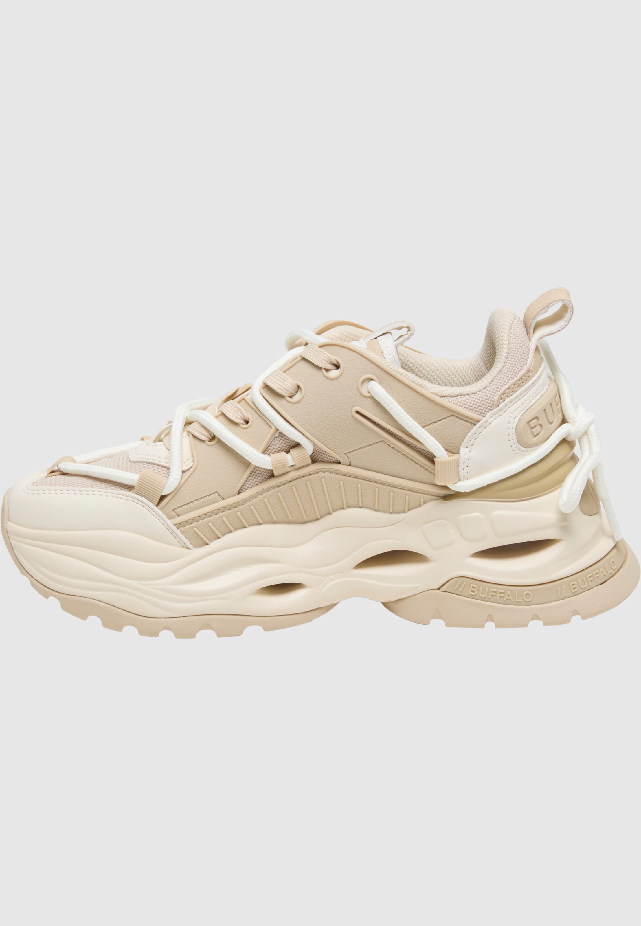 Buffalo TRIPLET LACE - VEGAN NUBUCK/MESH