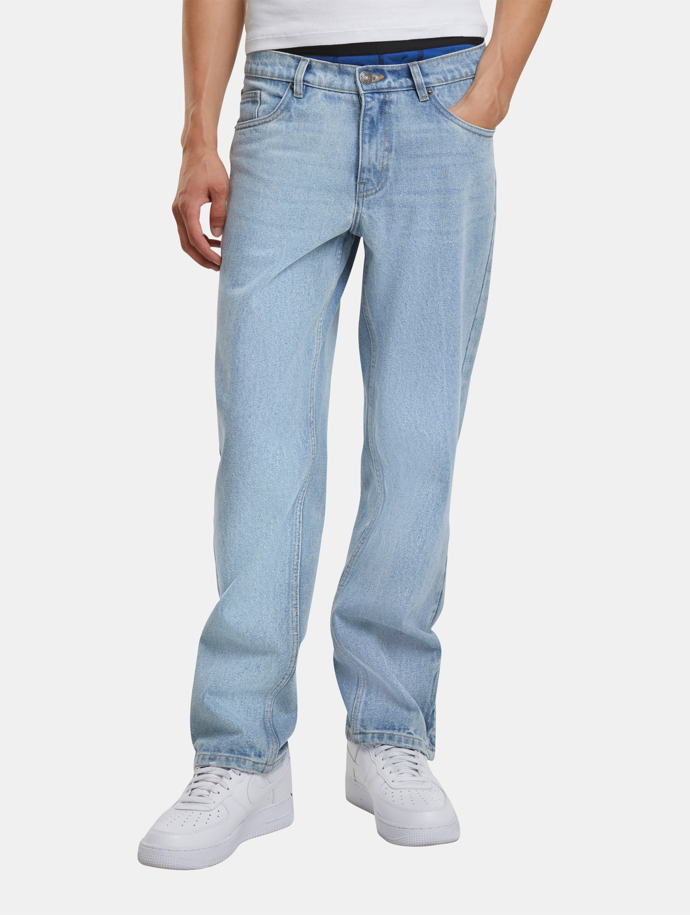 Urban Classics Heavy Ounce Straight Fit Zipped Jeans