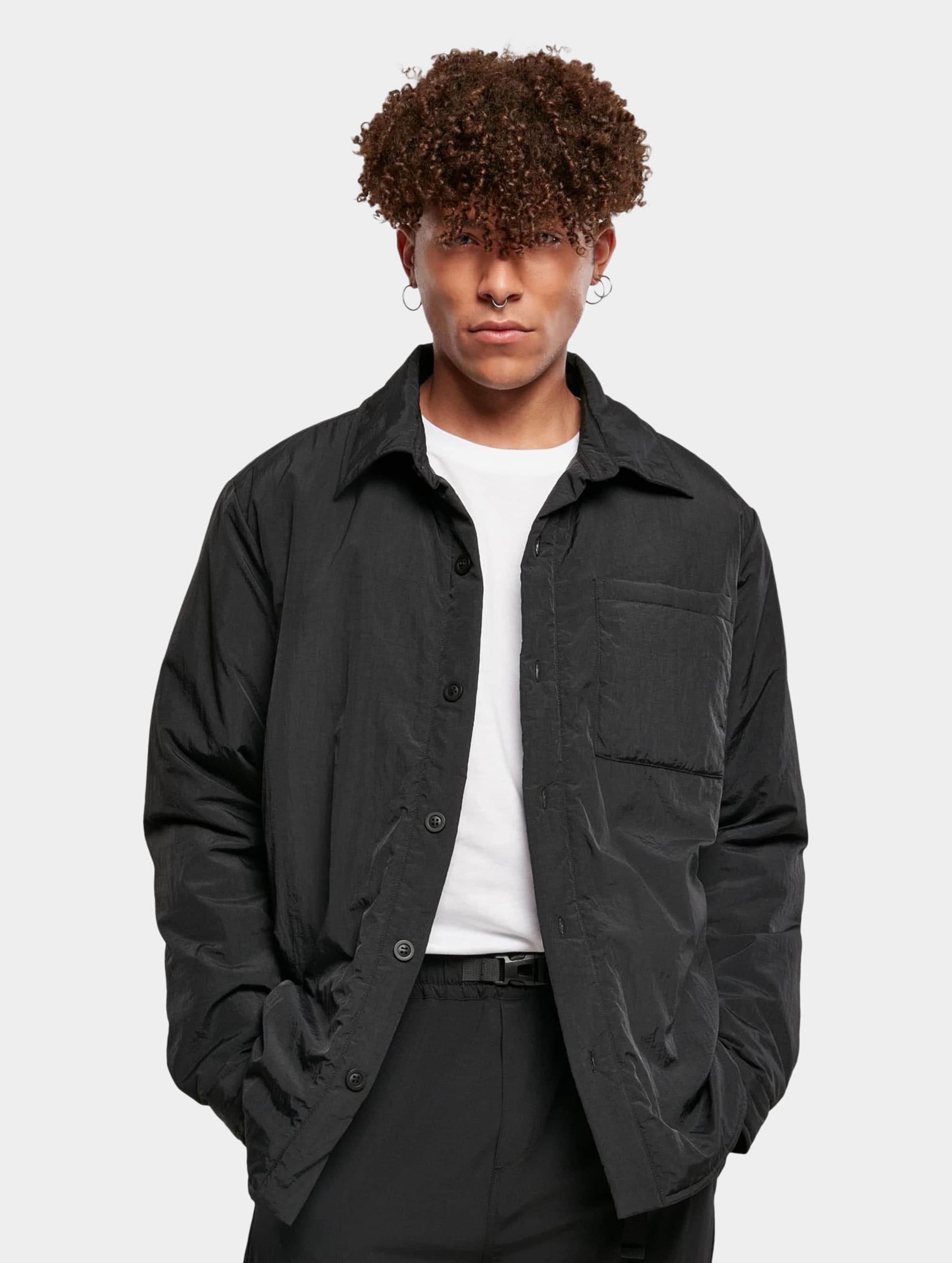 Urban Classics Padded Nylon Shirt Jacket