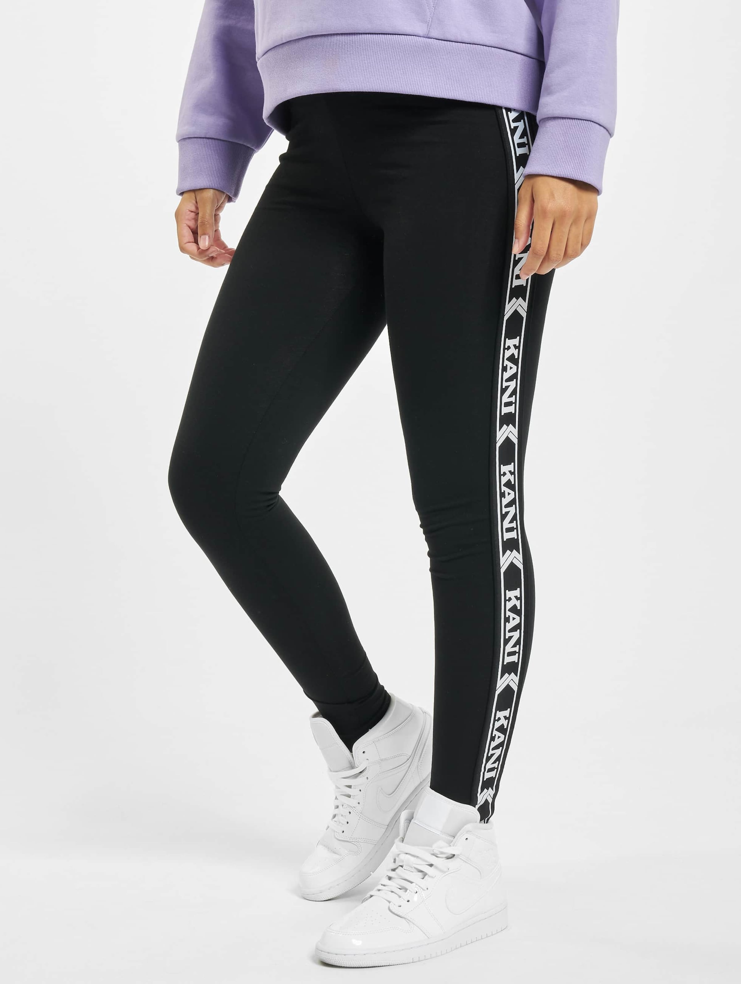 Karl Kani KKWQ32061BLK Signature Tape Leggings black