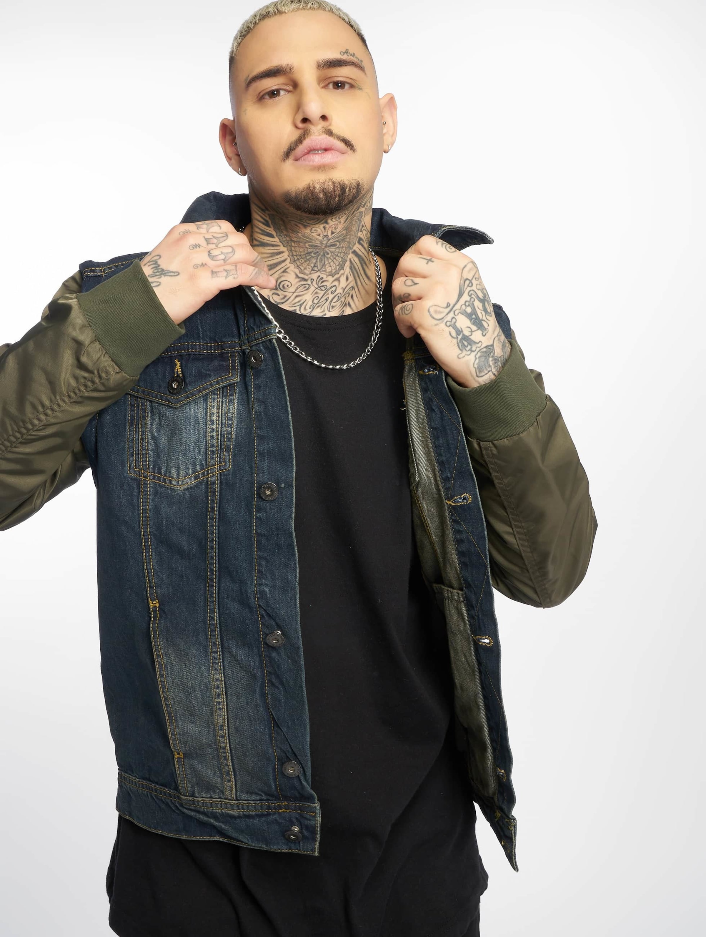 VSCT Clubwear Bomber Sleeves Denim Jacket