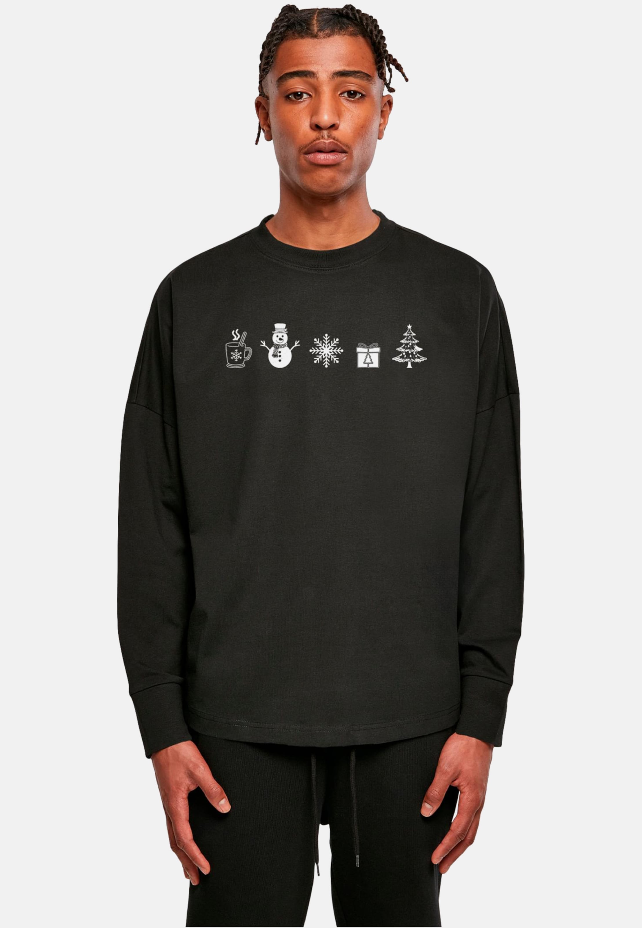 Merchcode Christmas Elements Longsleeve