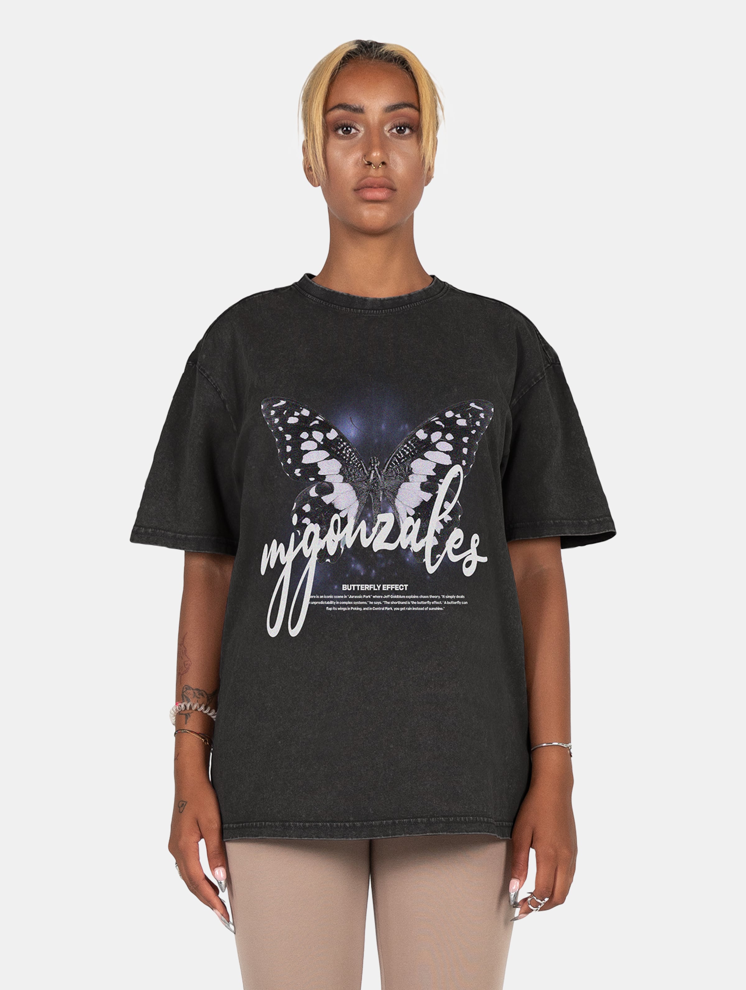MJ Gonzales Ladies Basic V.7 Acid Washed Heavy Oversized Tee