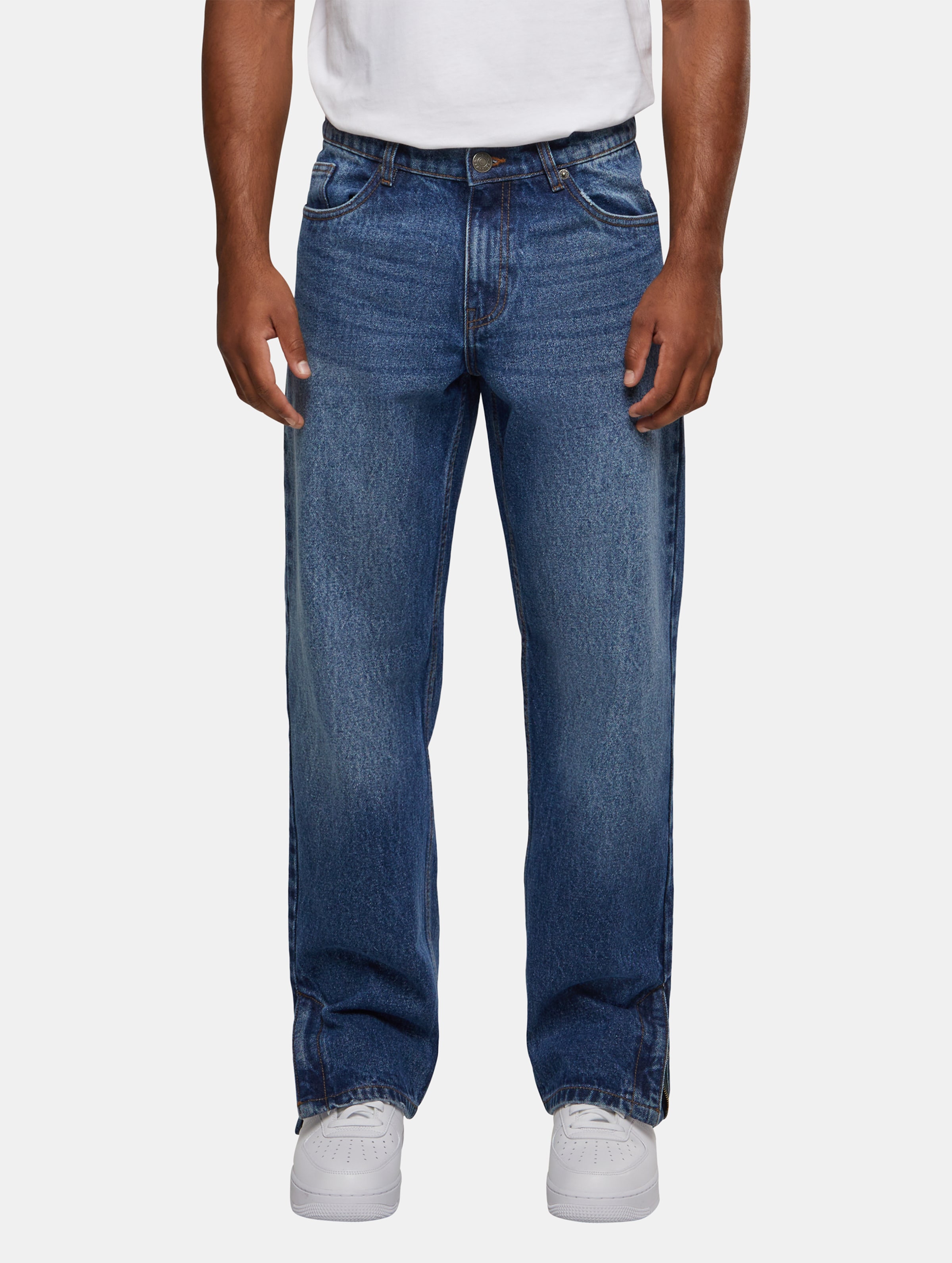 Urban Classics Heavy Ounce Straight Fit Zipped Jeans