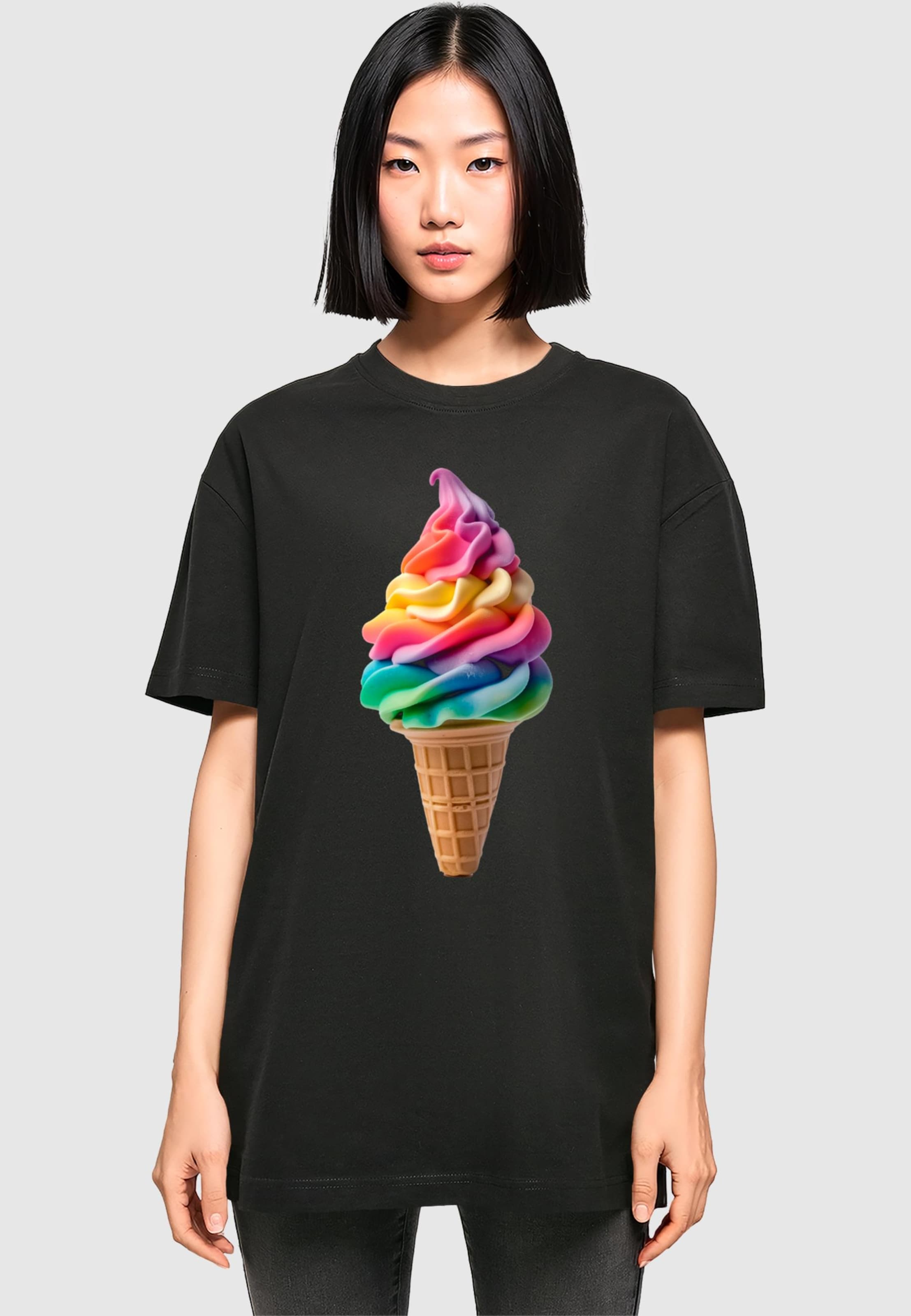 Merchcode Ladies Pride Scoops Oversized Tee