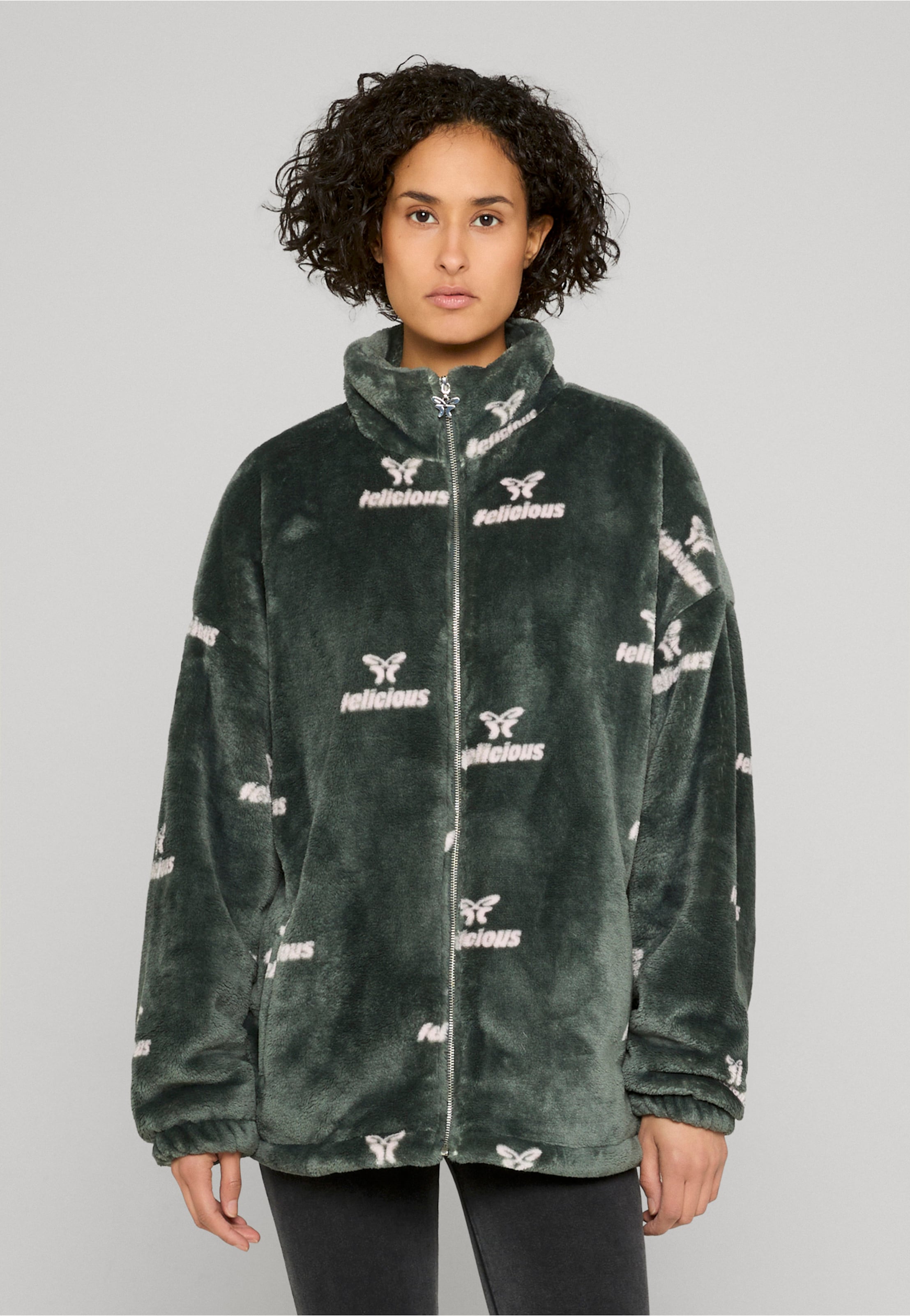 Felicious Teddy Logo Jacket
