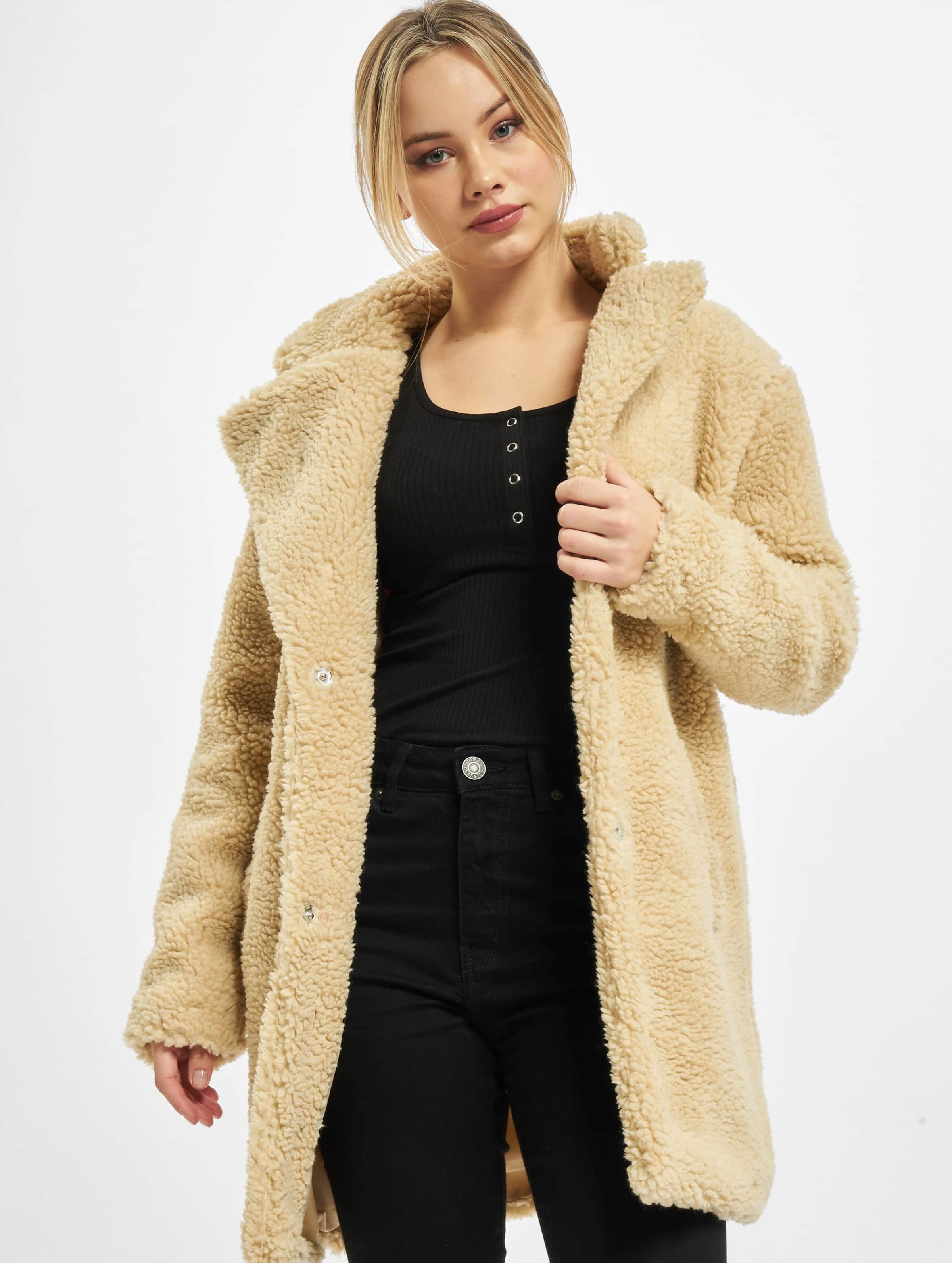 Urban Classics Ladies Oversized Sherpa Coat