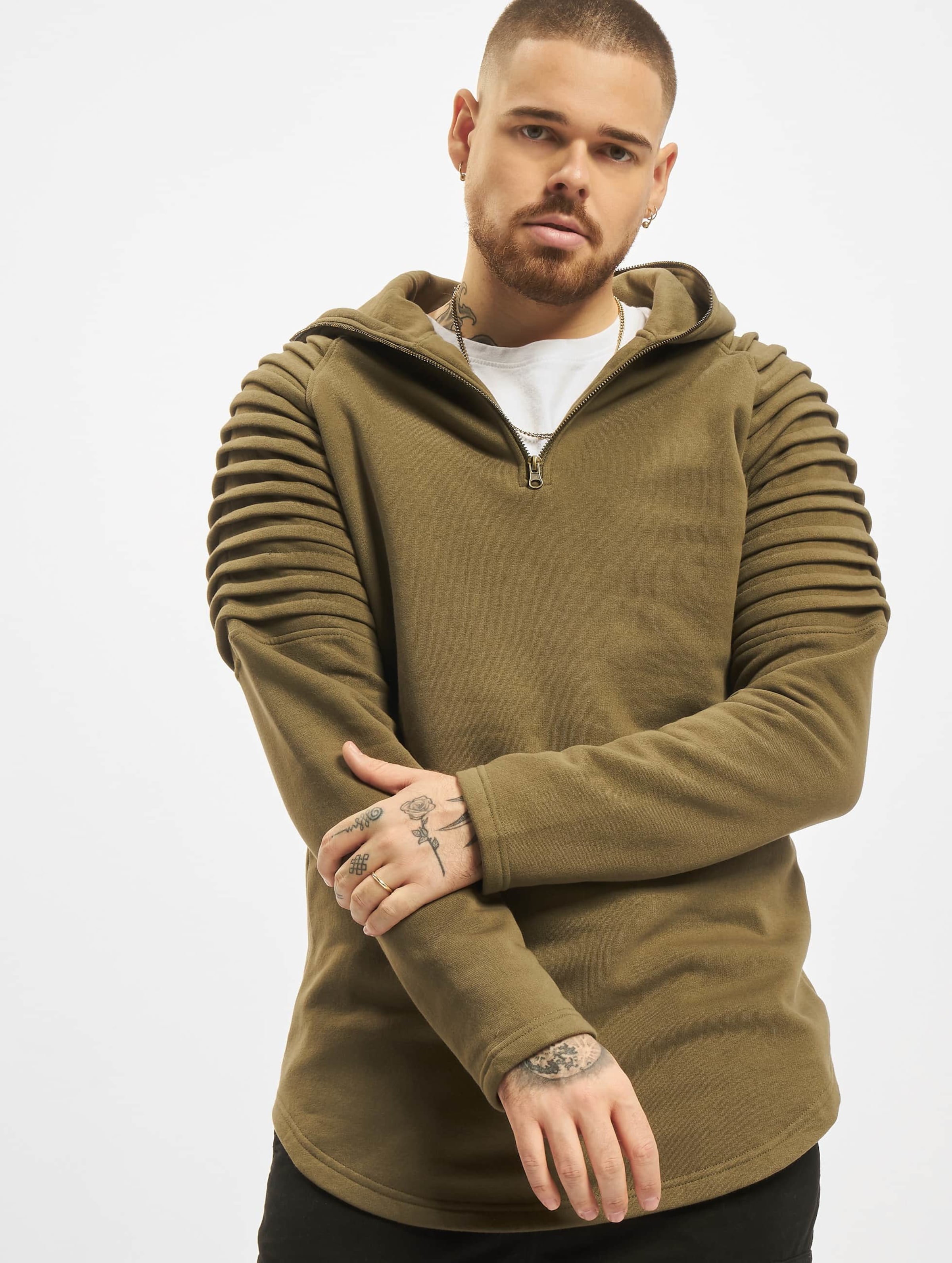 Urban Classics Pleat Sleeves Terry Hoody