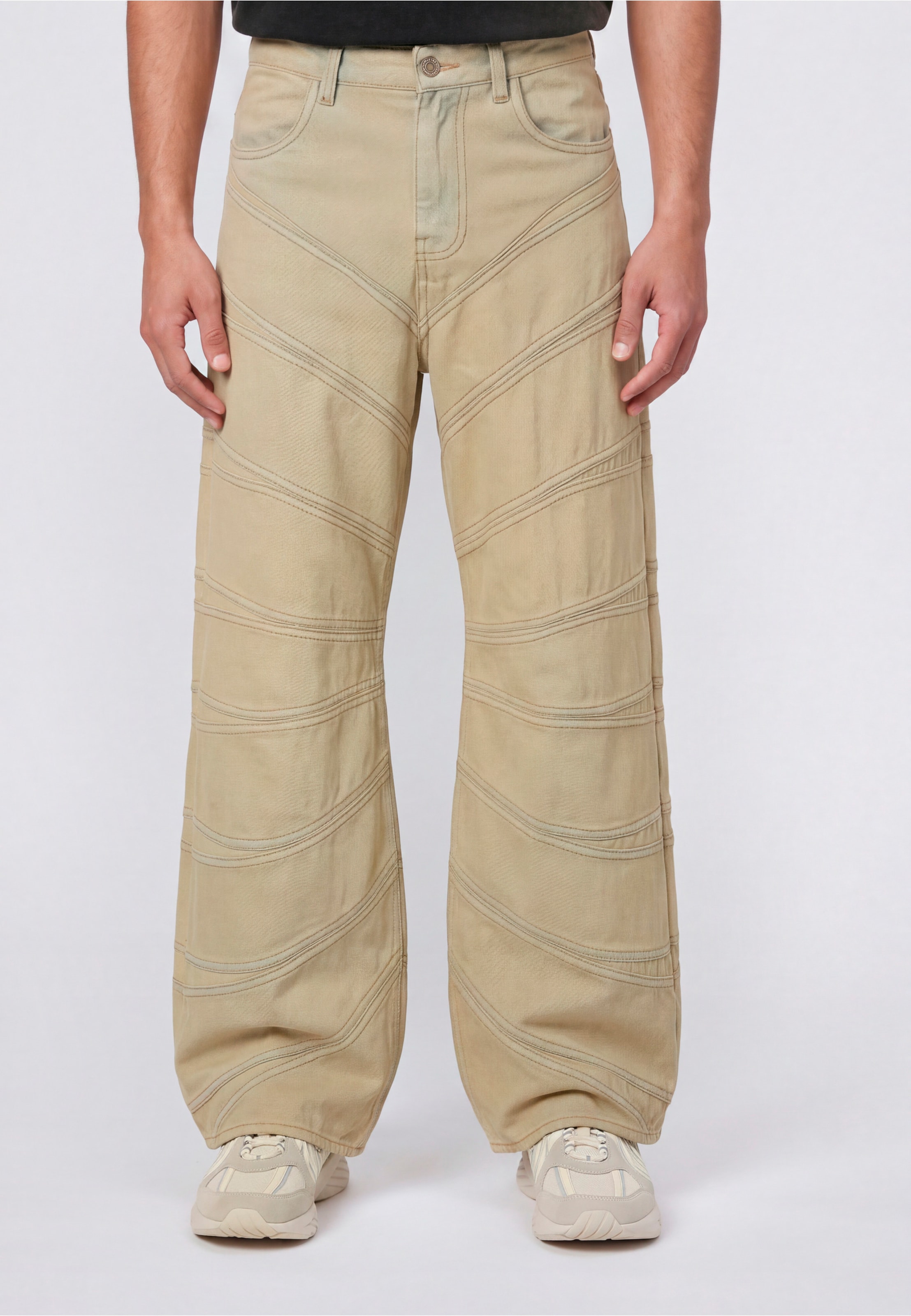 Favela CUTOUT WAVE BOOTCUT DENIM